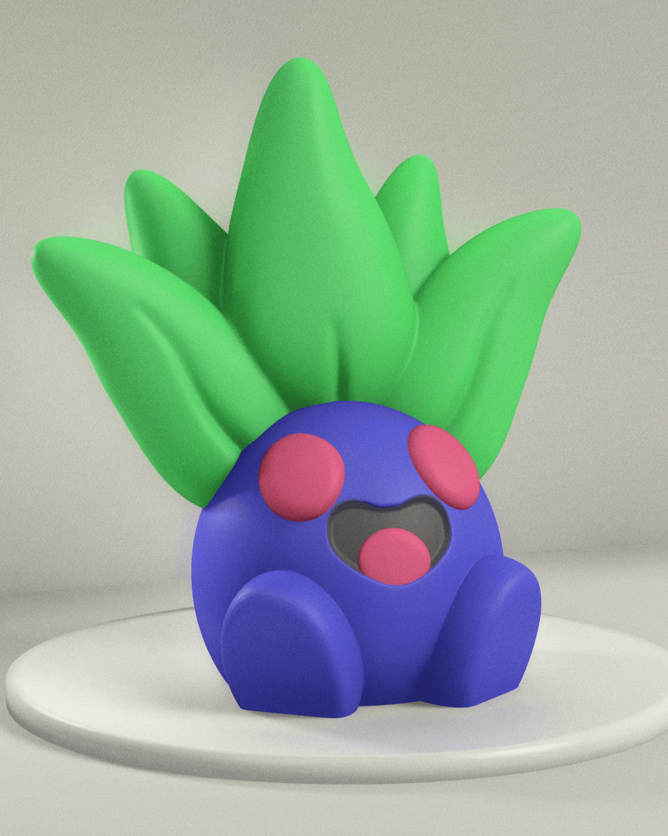 Oddish - Pokemon - No Support 3d model