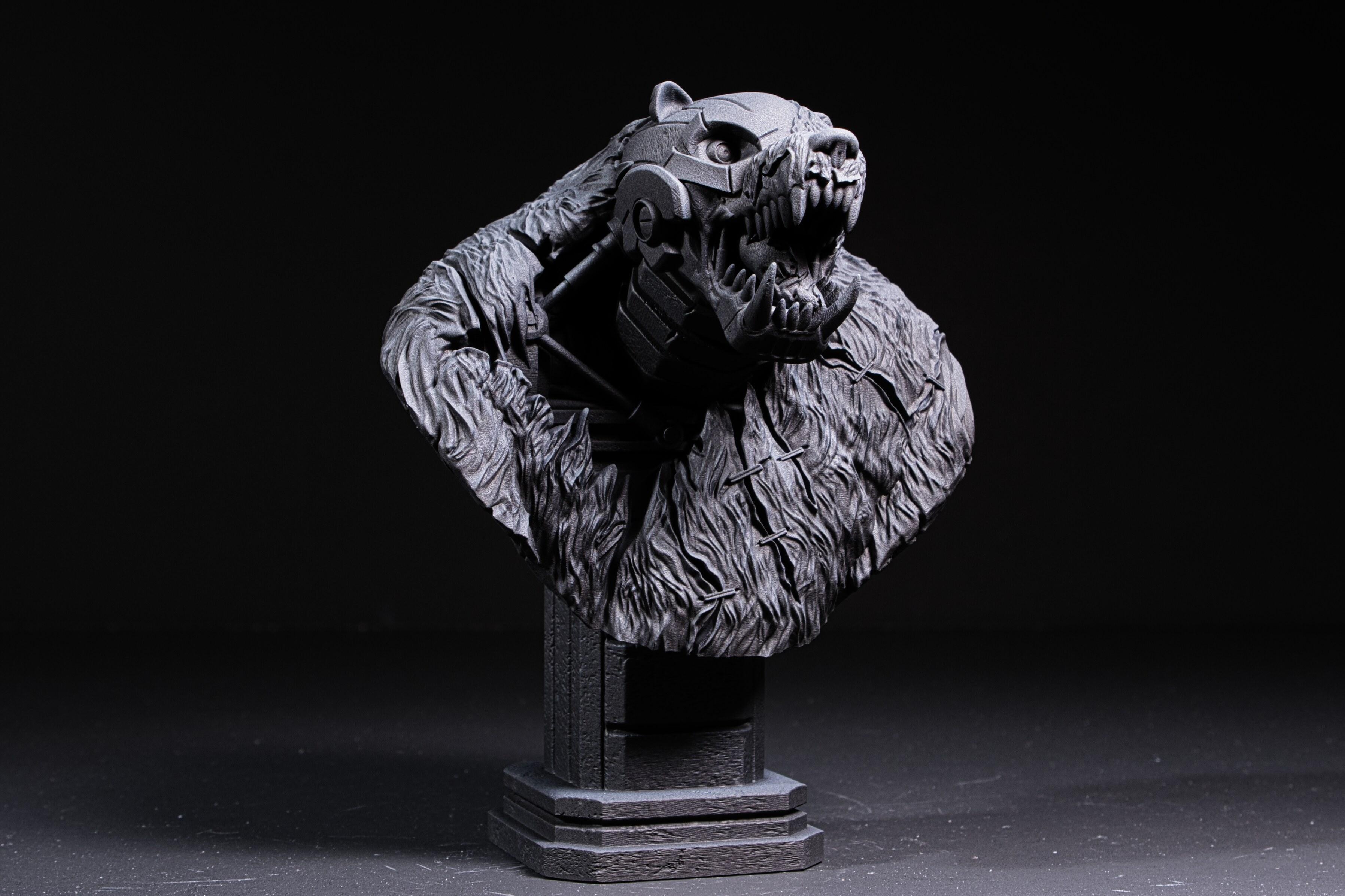 Barghest Bust (Pre-Supported) 3d model