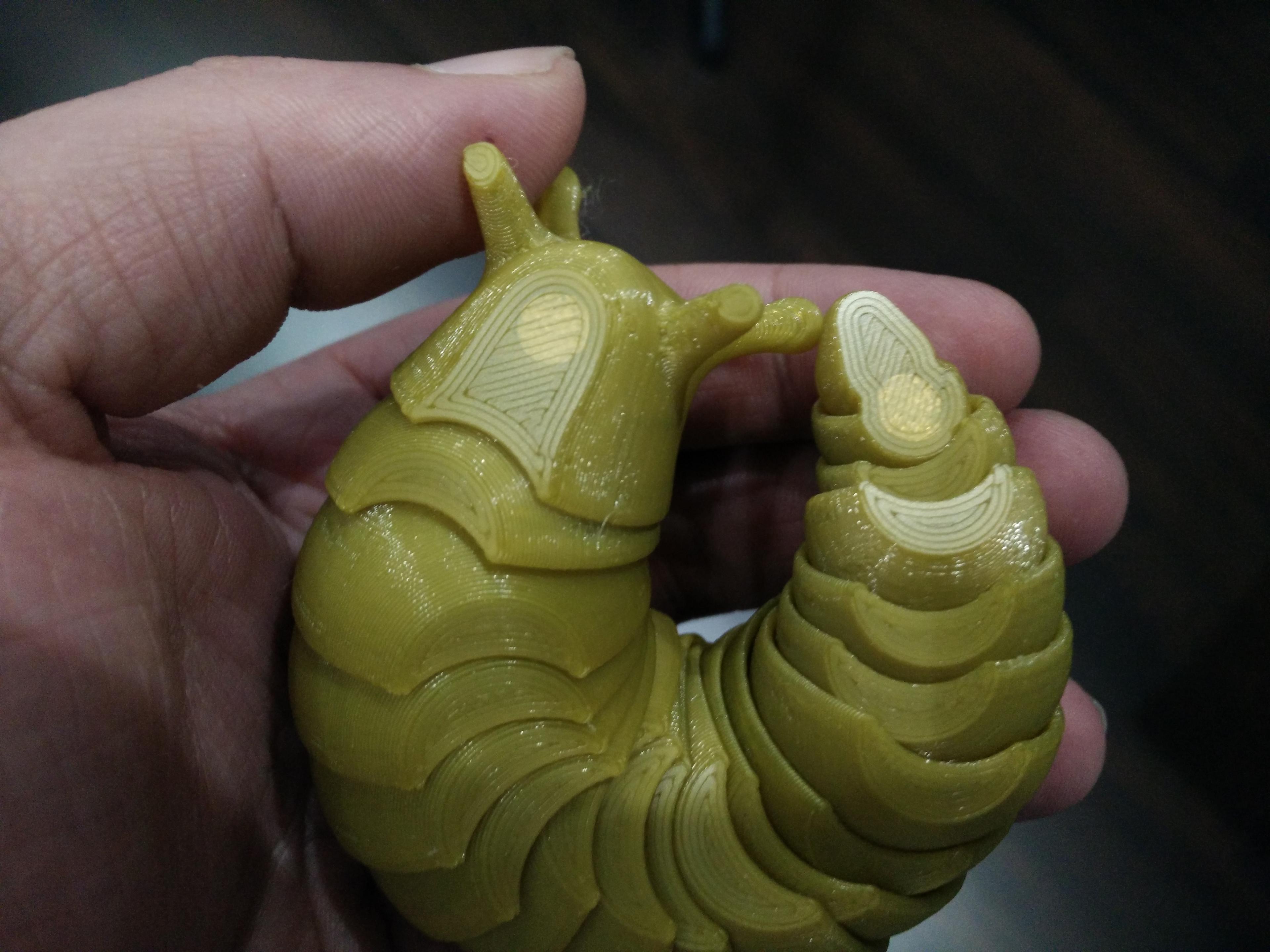 Friendly Articulated Slug with hidden magnets 3d model