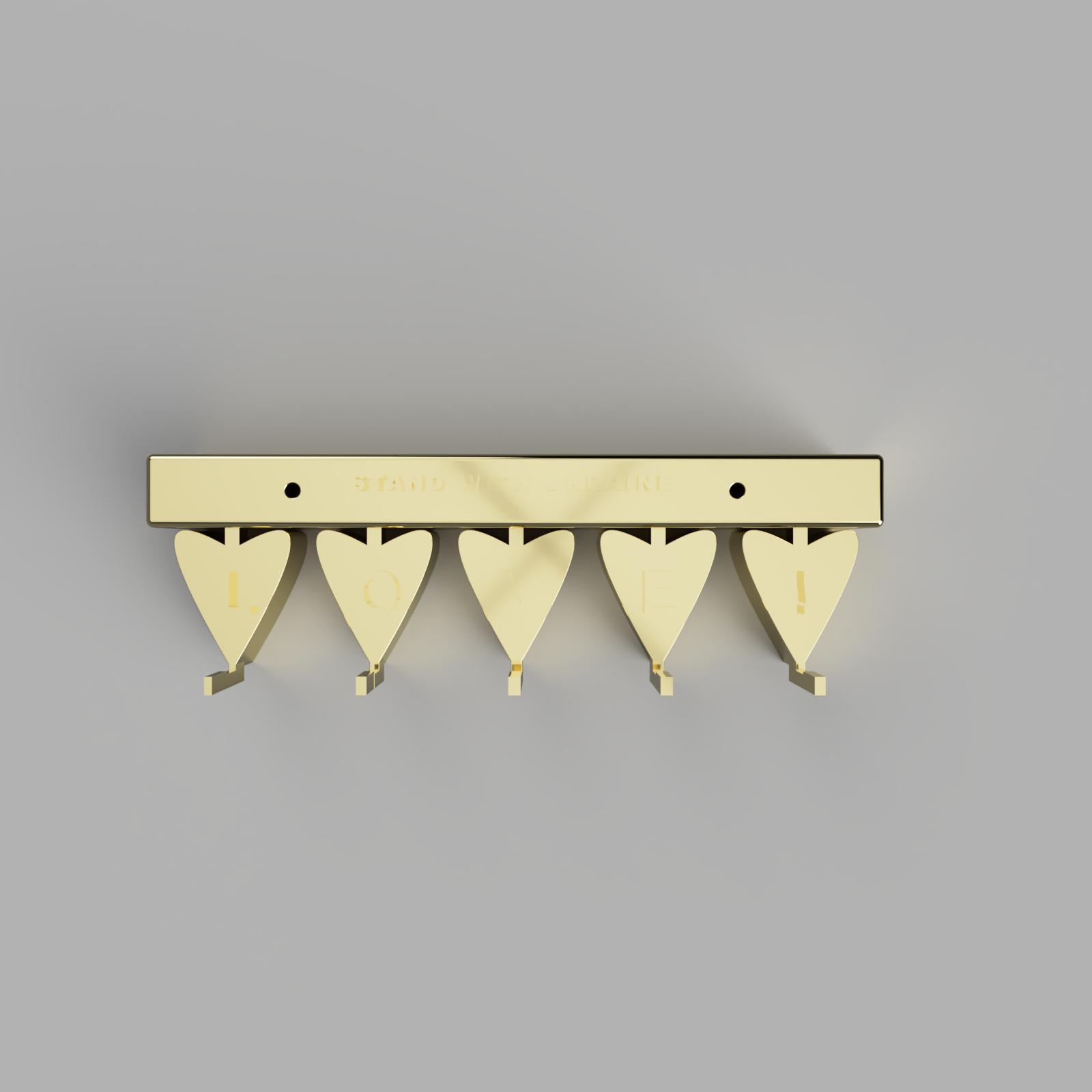 Valentine Heart Wall Hanger 3d model