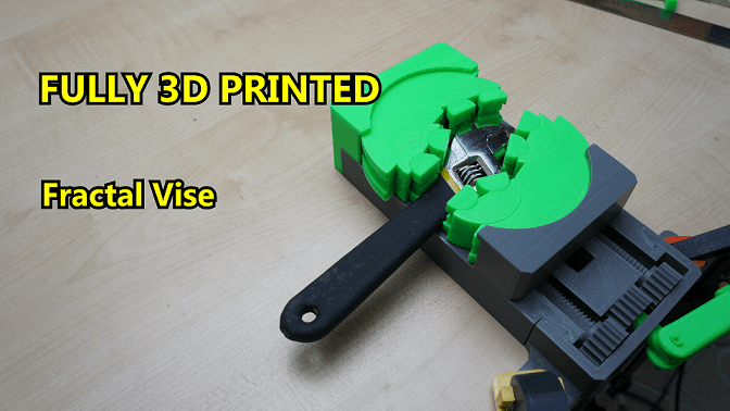 Fully 3D Printed Fractal Vise (Small) 3d model