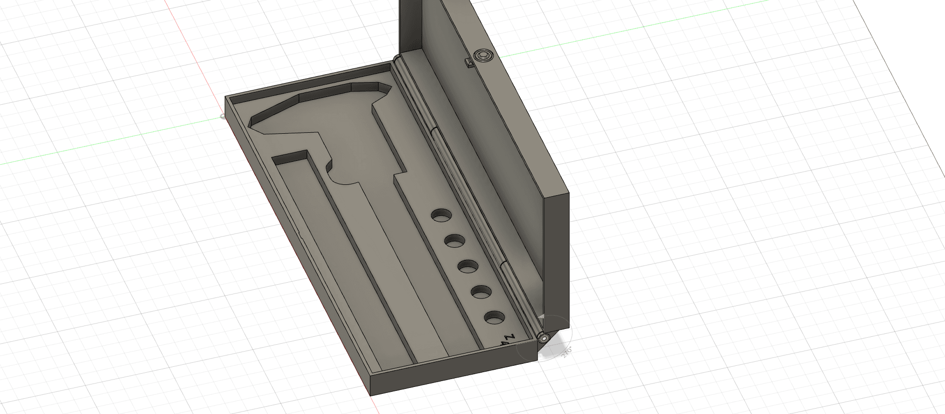 Parametrised Vernier Caliper Case 3d model