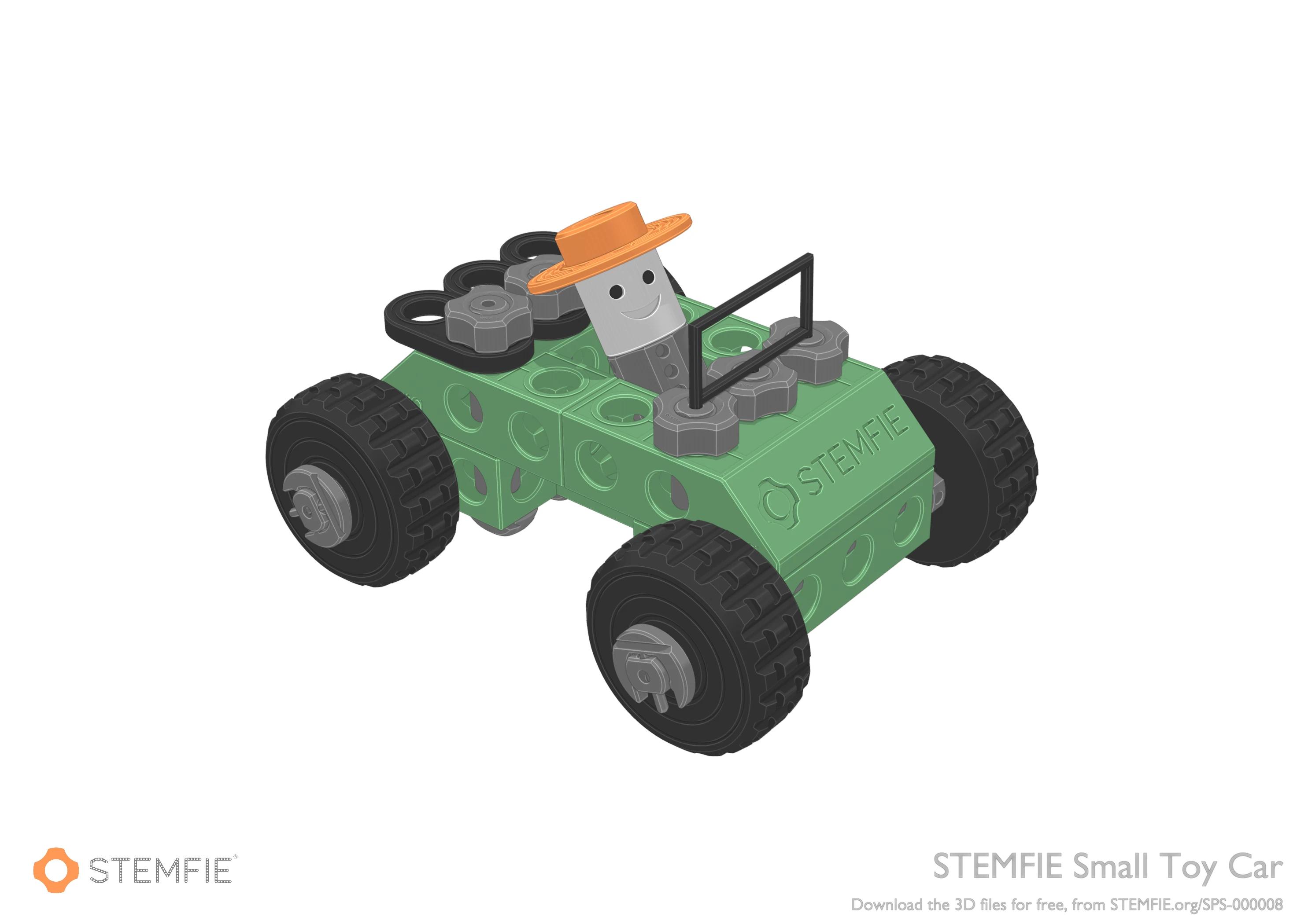 STEMFIE Small Toy Car 3d model