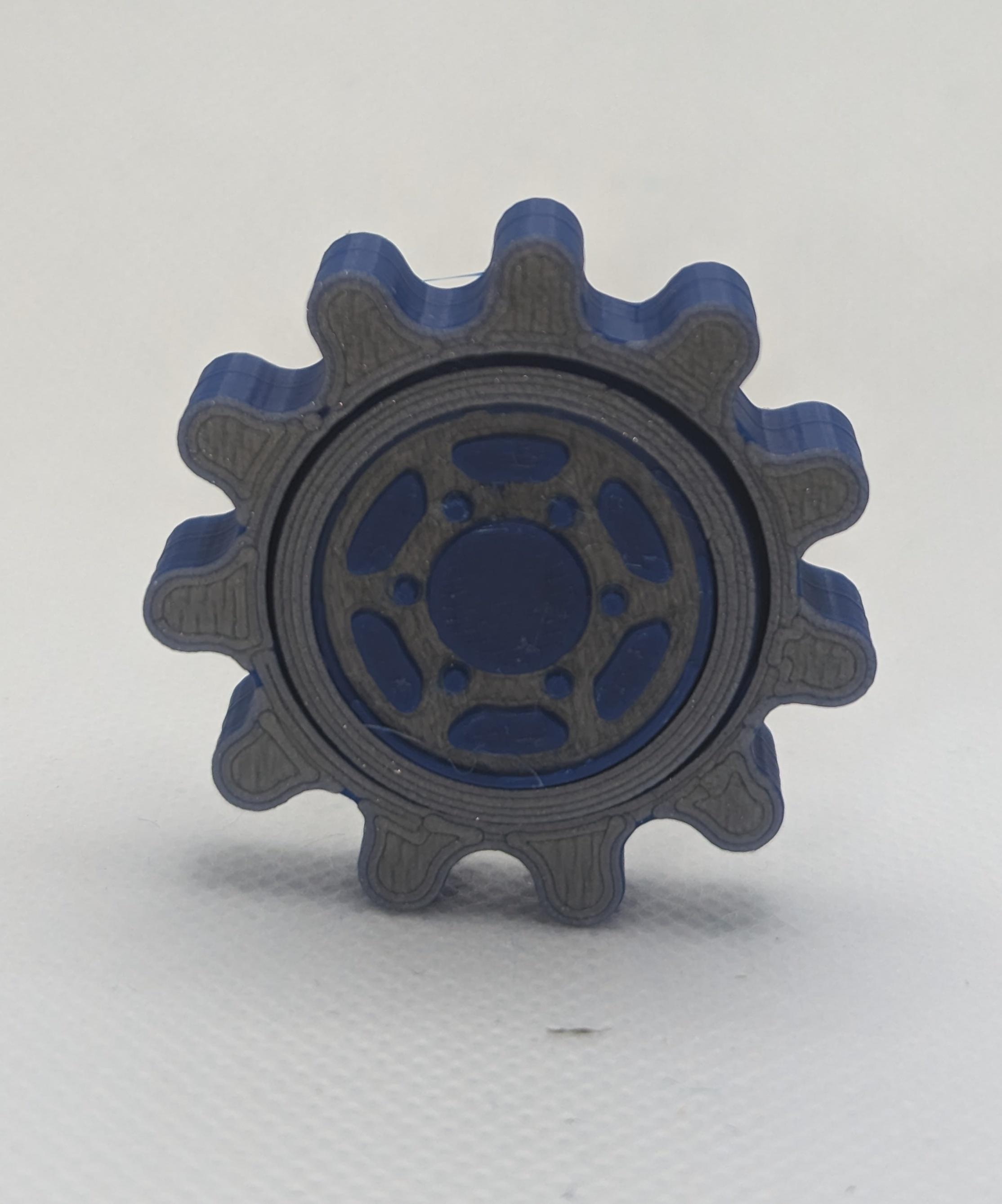 Gyroscope Gear Fidget - Bicycle 3d model