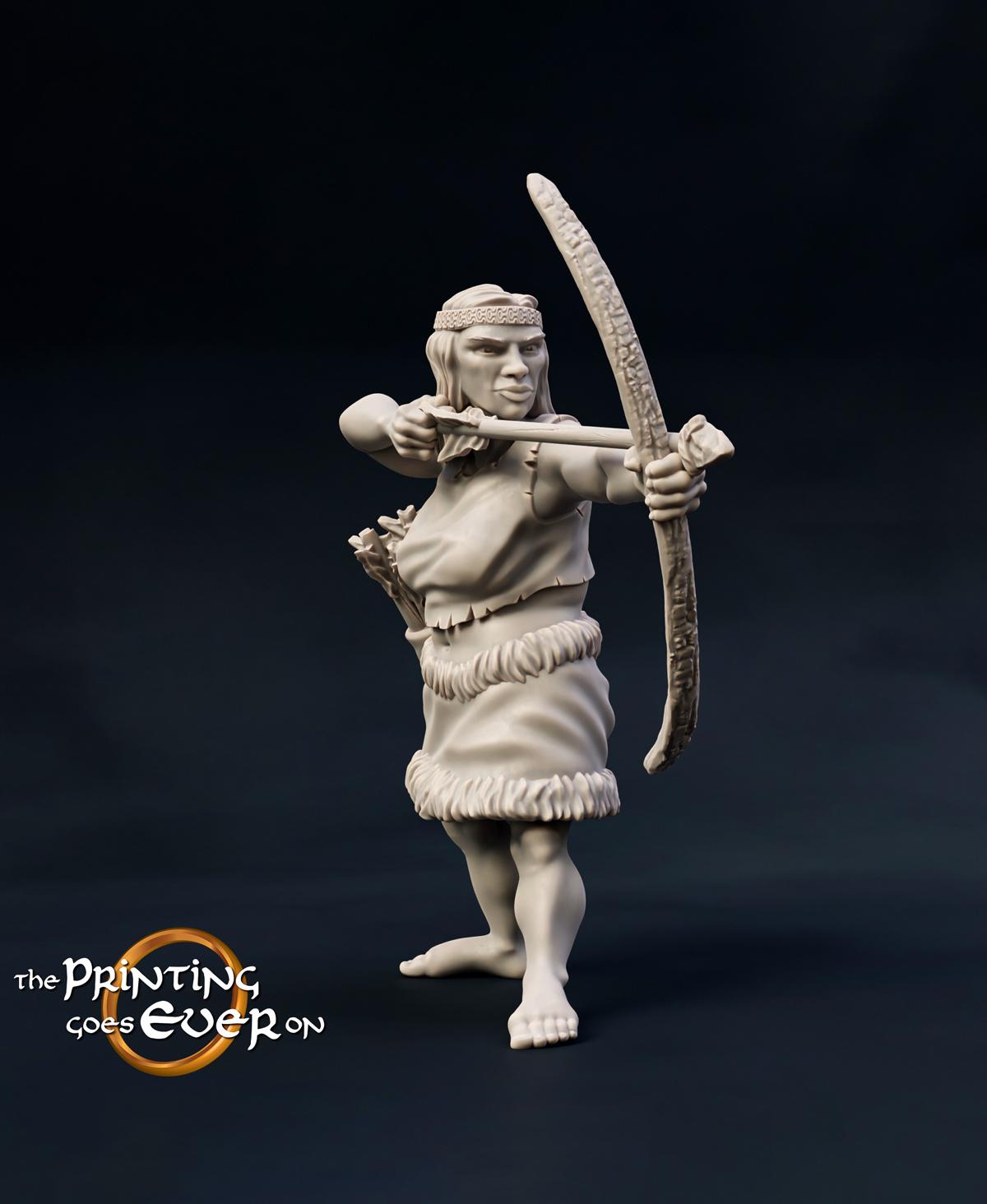 Woodwose Archer B 3d model