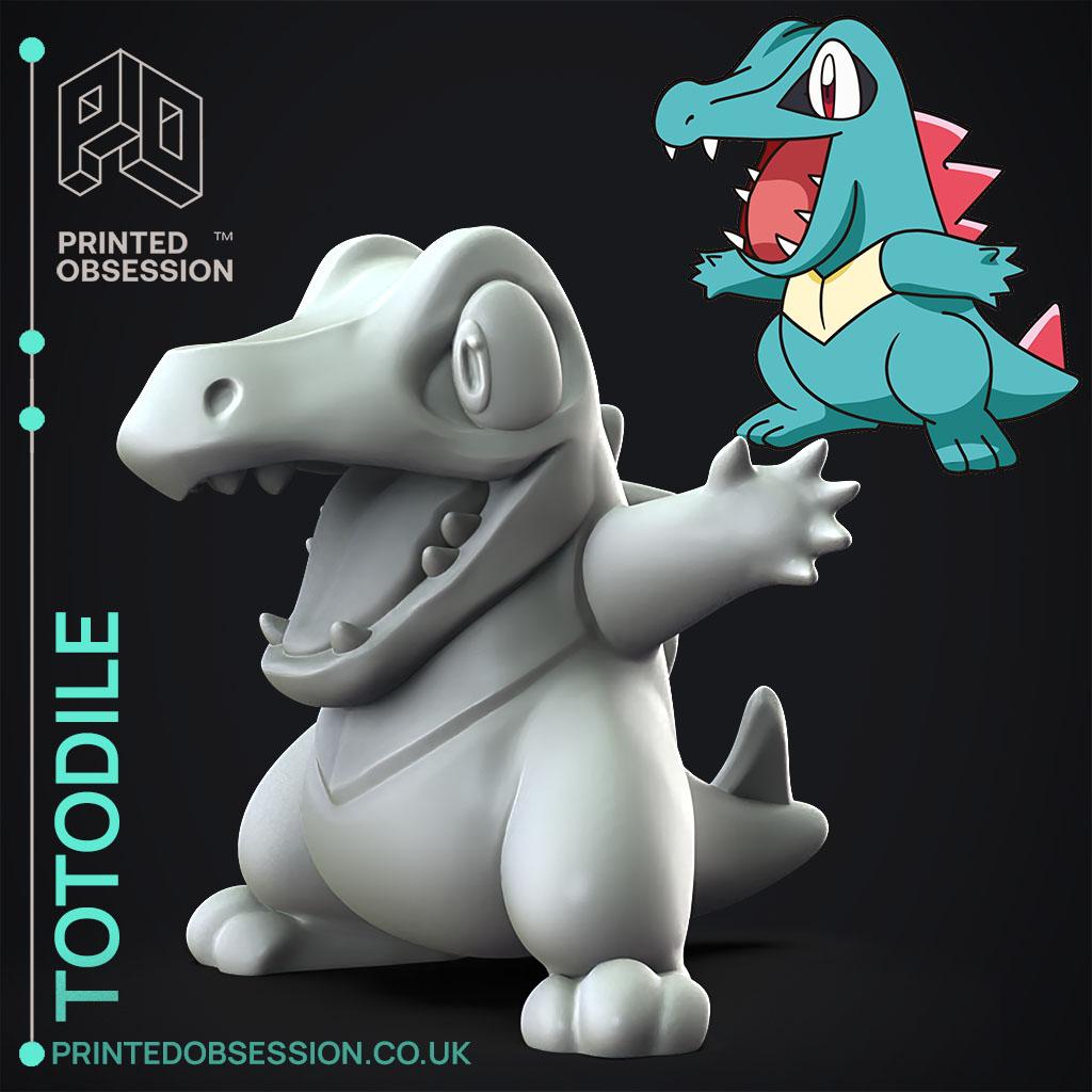 Totodile - Pokemon - Fan Art 3d model