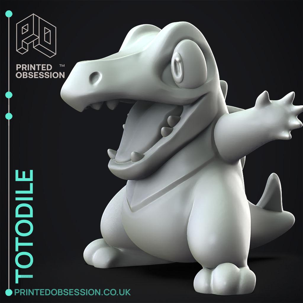 Totodile - Pokemon - Fan Art 3d model