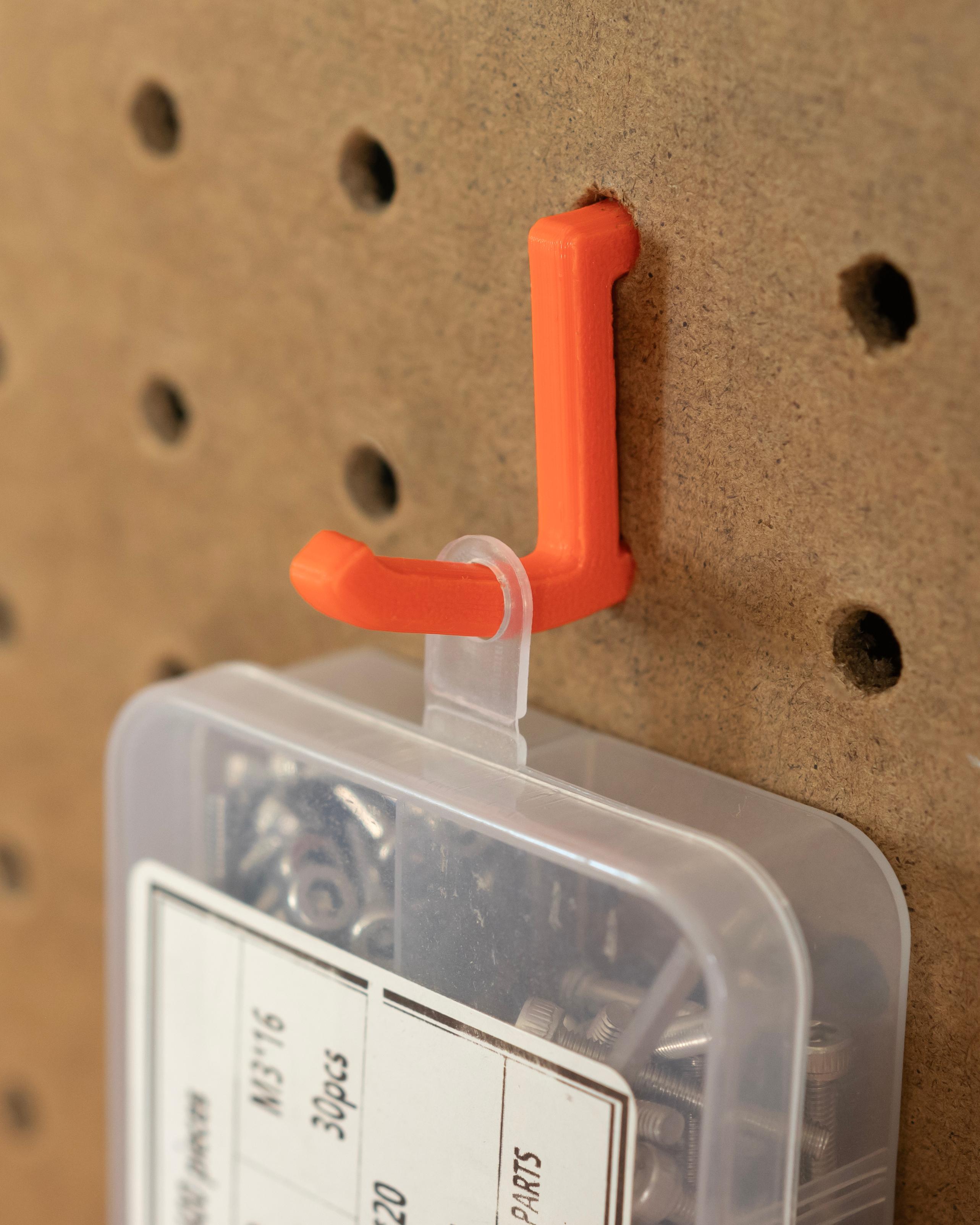 EZPZ Pegboard Hook // 20mm Hook Type B 3d model