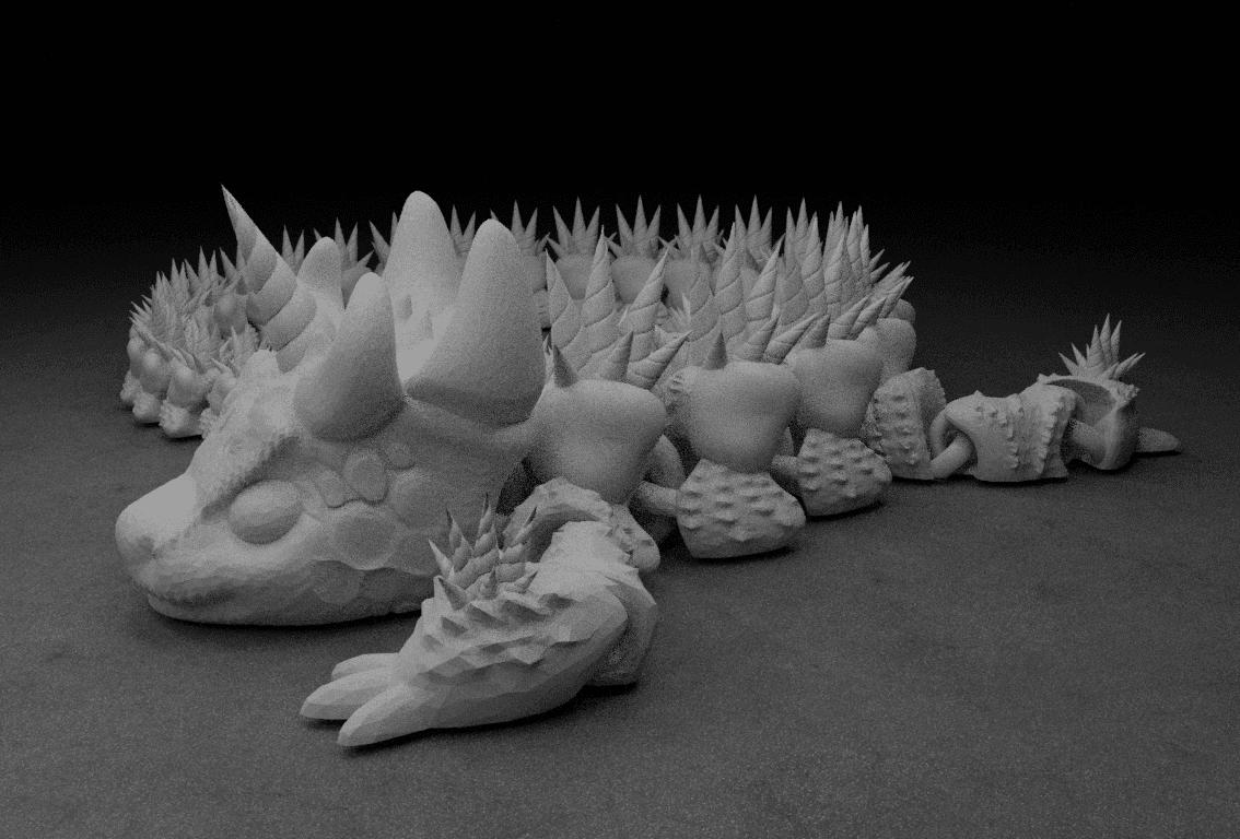 Mesh Mayhem Unicorn Dragon.stl 3d model