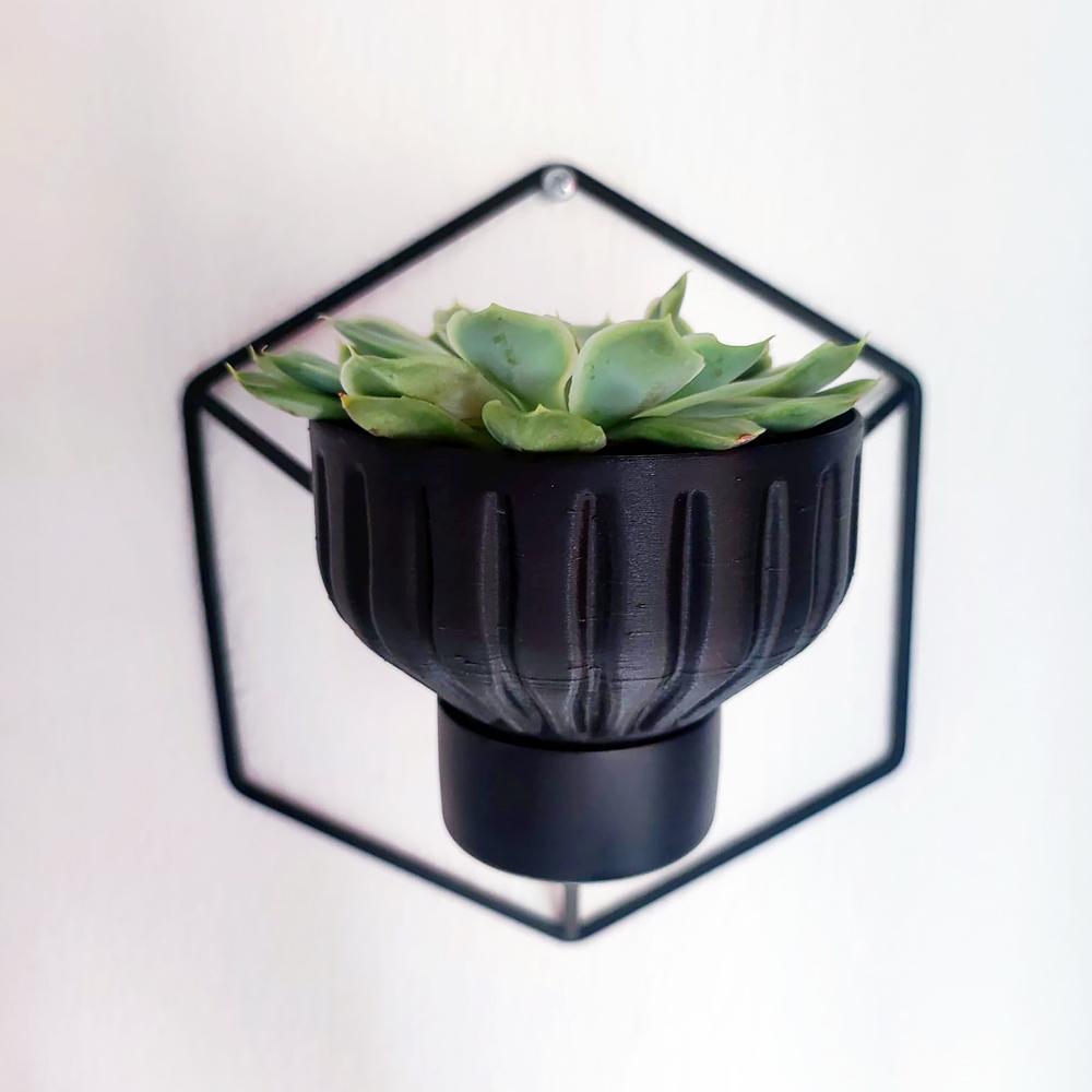 Wall-Mounted Planter Pot for Candle Holder 3d model