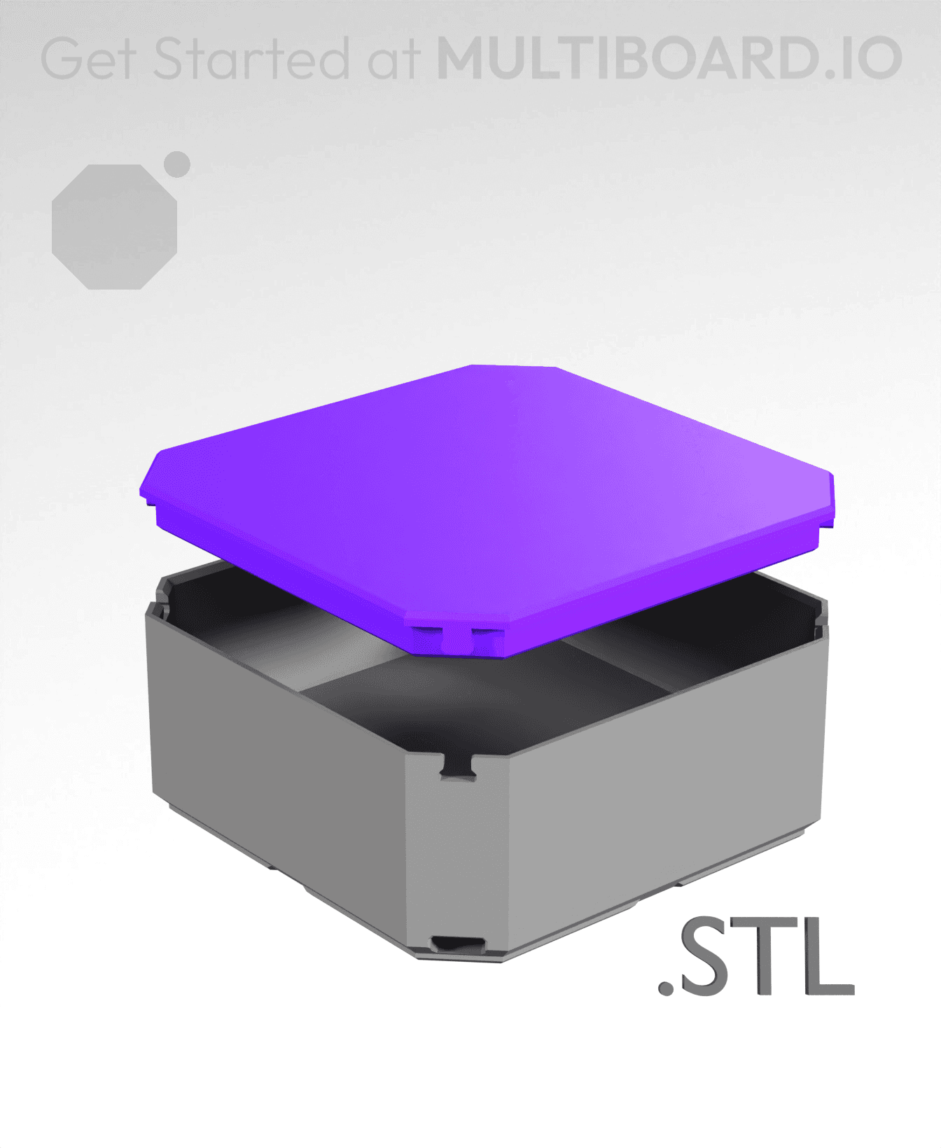 1x1 - Multibin Top - STL Remixing File 3d model