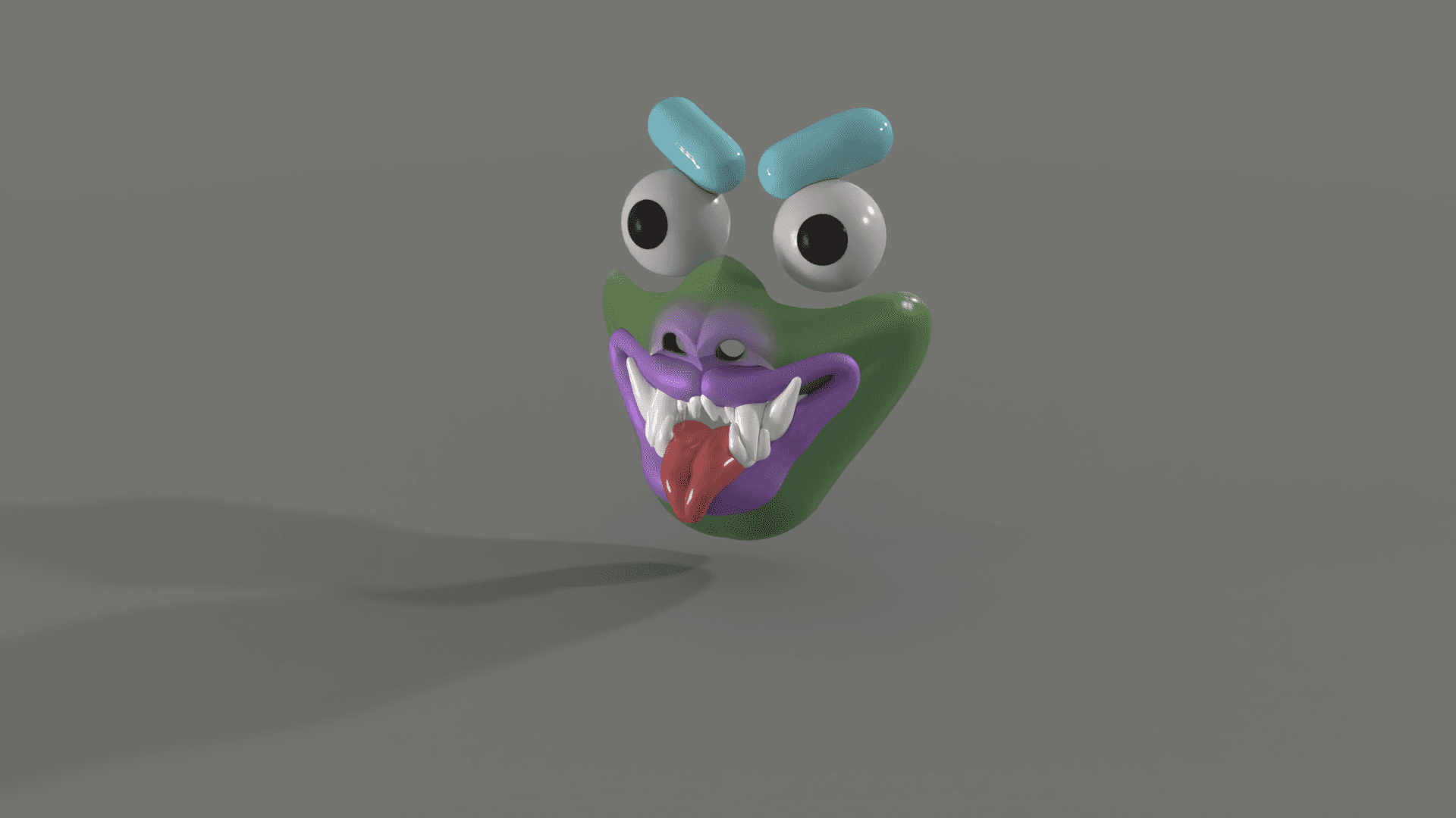 silly oni masksmoothed.stl 3d model