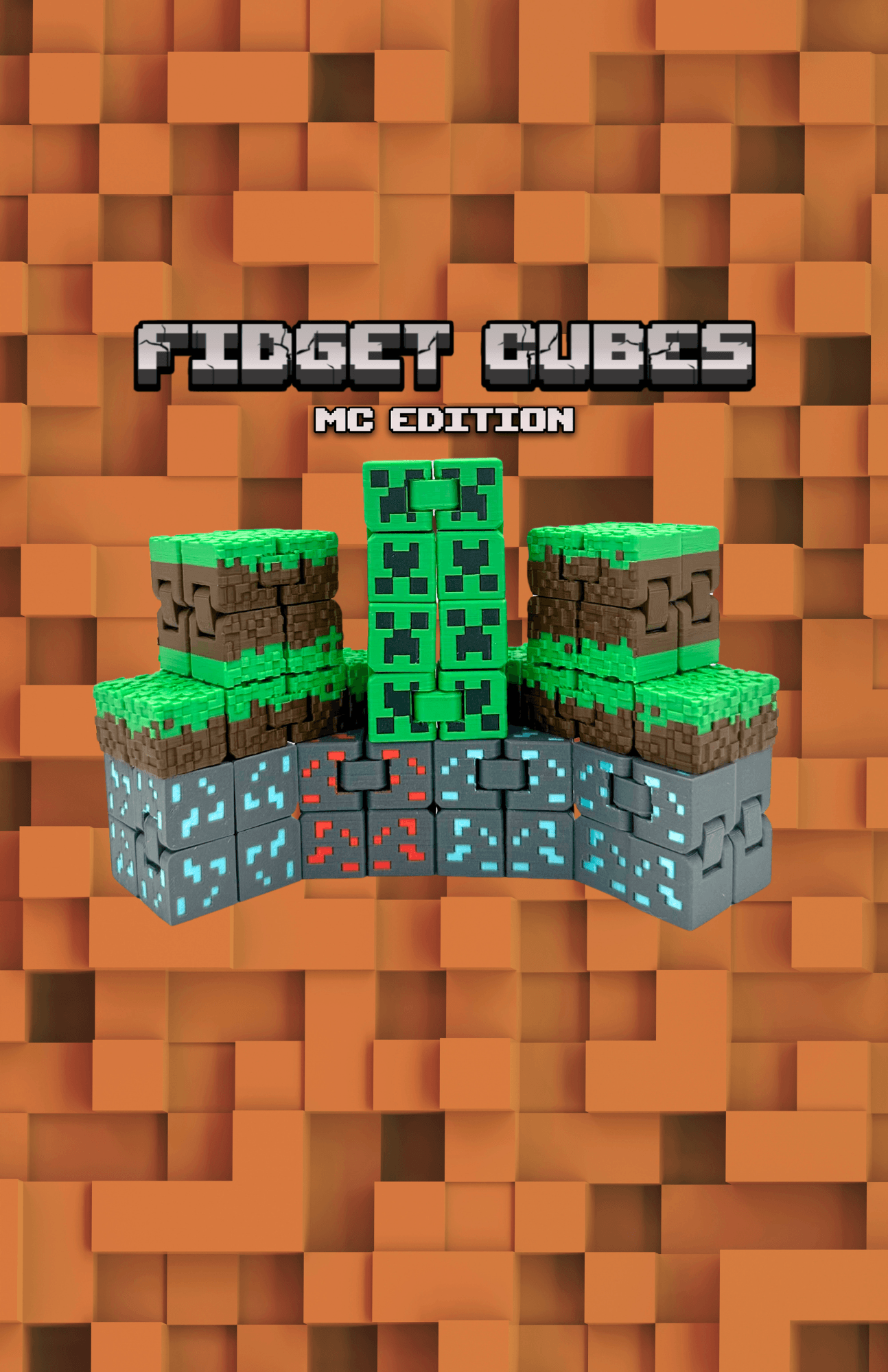 Fidget Cubes MC Edition 3d model