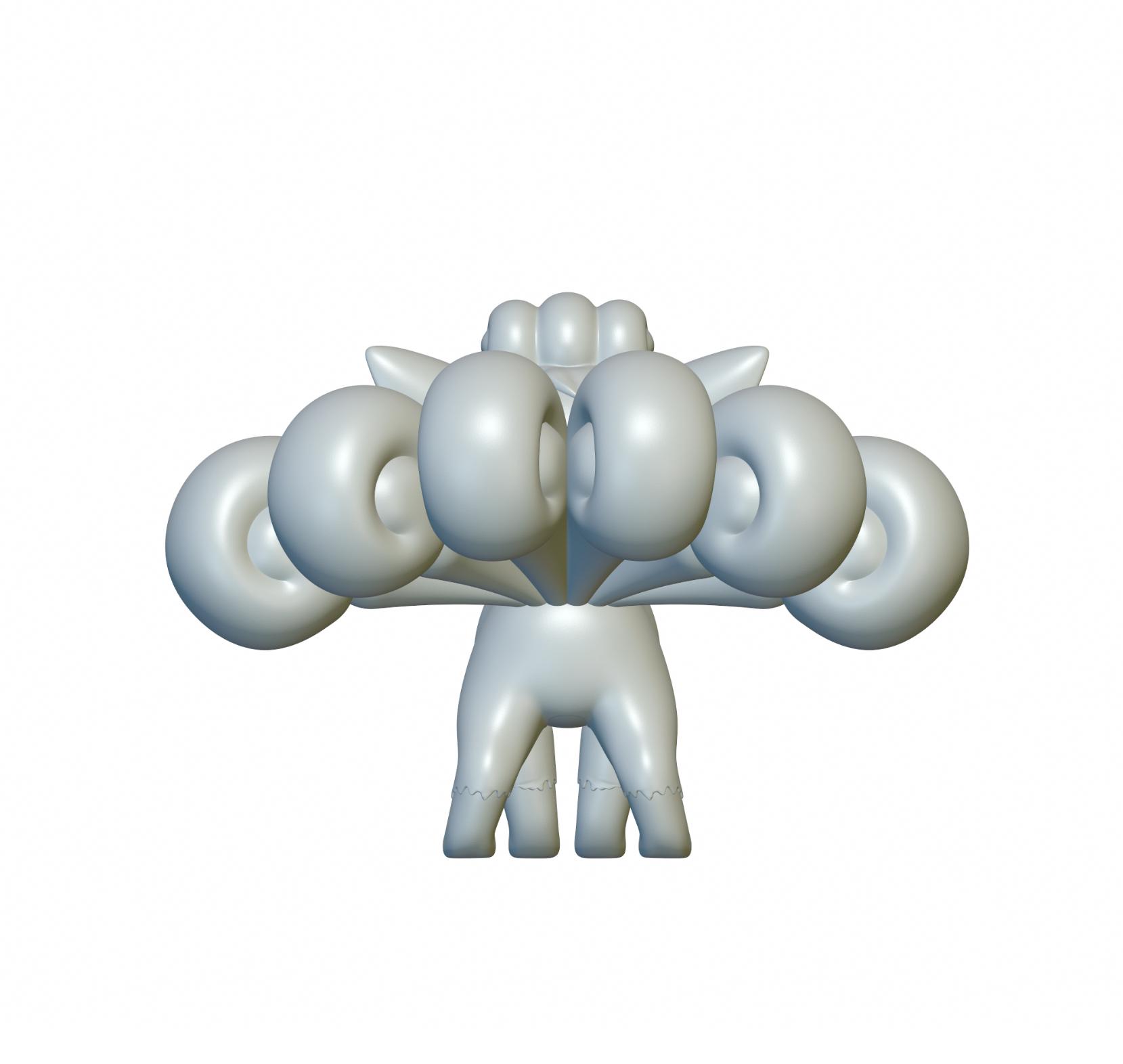 Pokemon Vulpix #37 - Optimized for 3D Printing 3d model