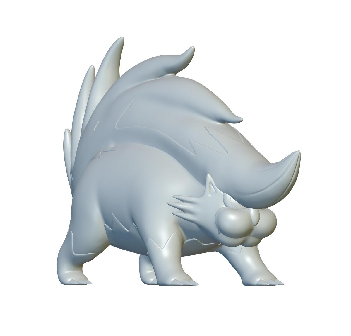 Pokemon Skuntank #435 - Optimized for 3D Printing 3d model