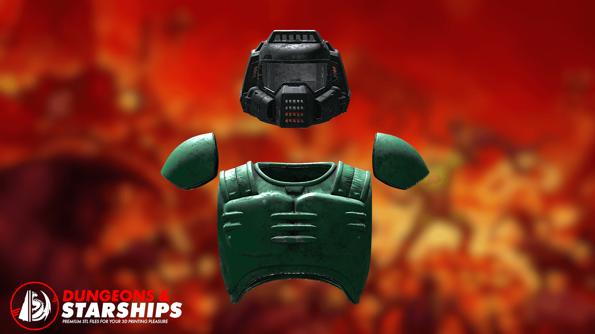 Doomguy Classic Armor - Doom 3d model