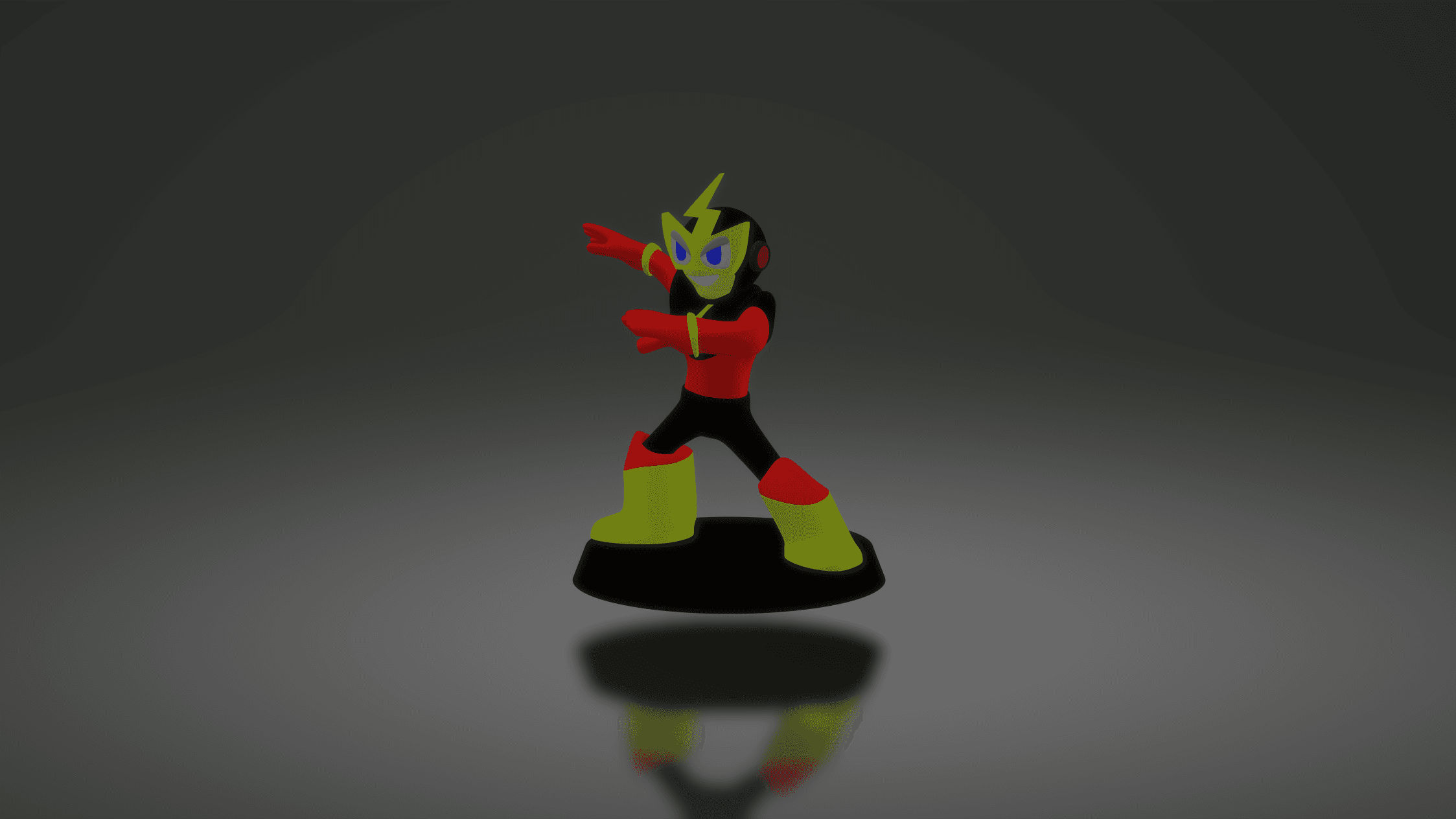 Elecman - Megaman 1 - Robot Master - Figure and Miniature 3d model