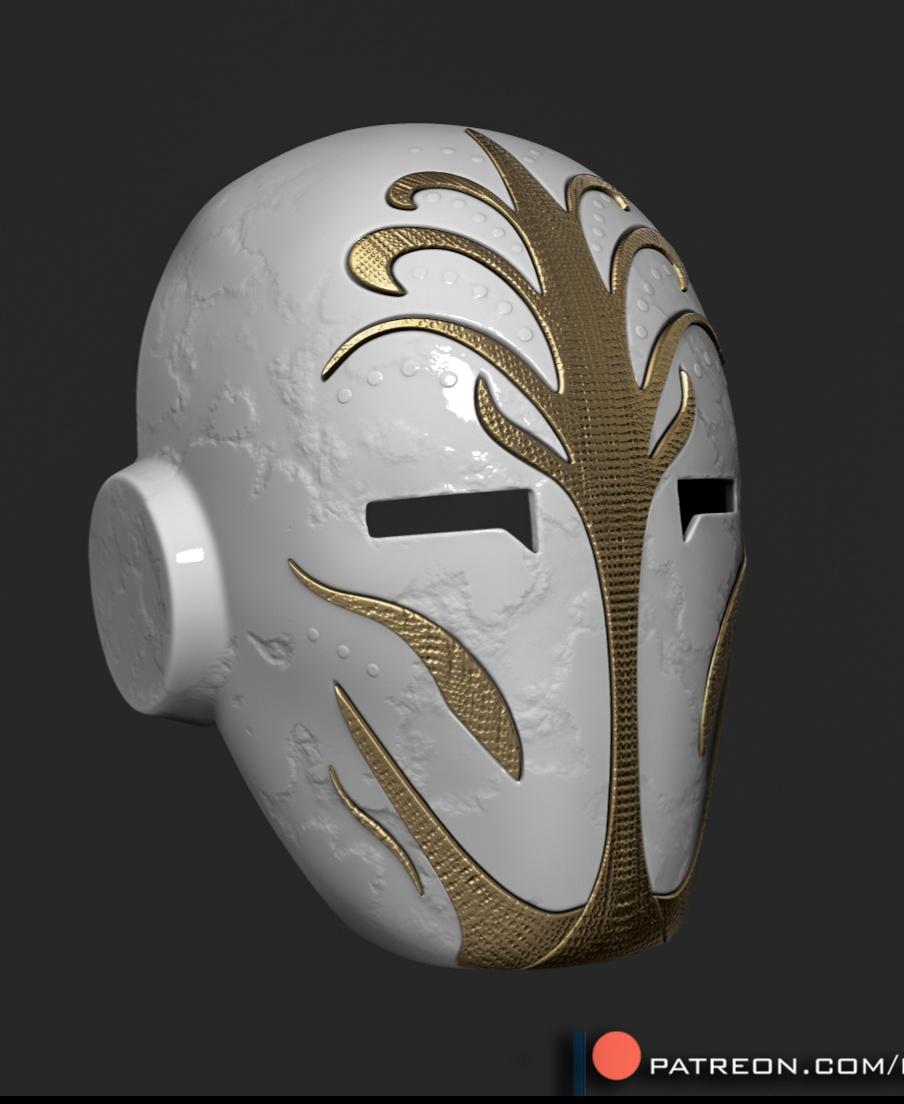 Jedi Temple guard mask 3d model