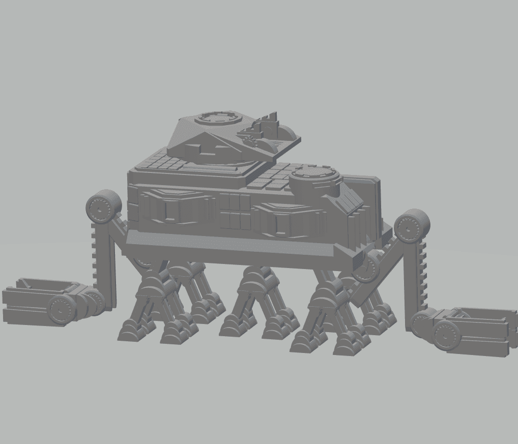 FHW Worker Bots Constructor Builder Tank 3d model