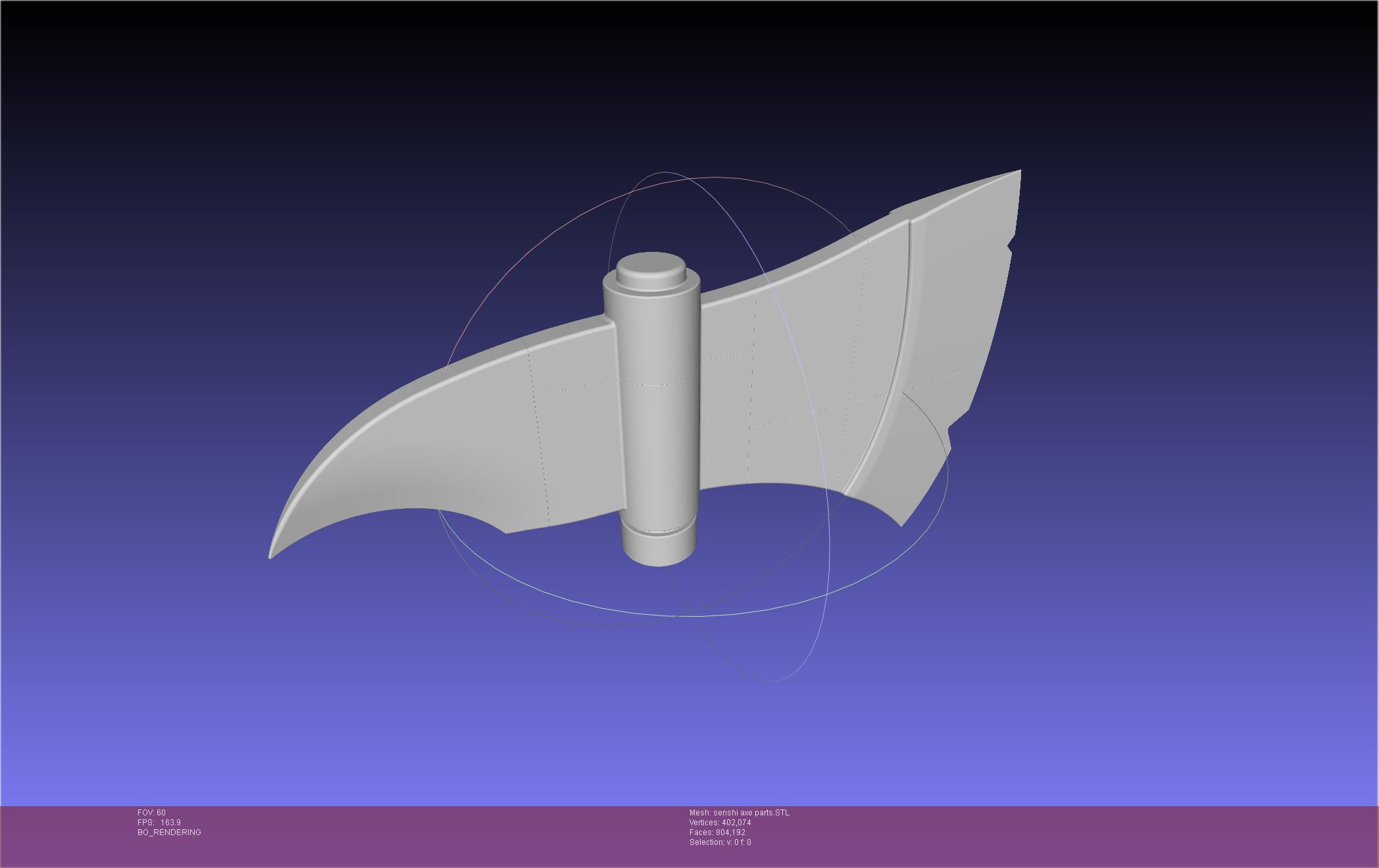 Dungeon Meshi Senshi Axe 3d model