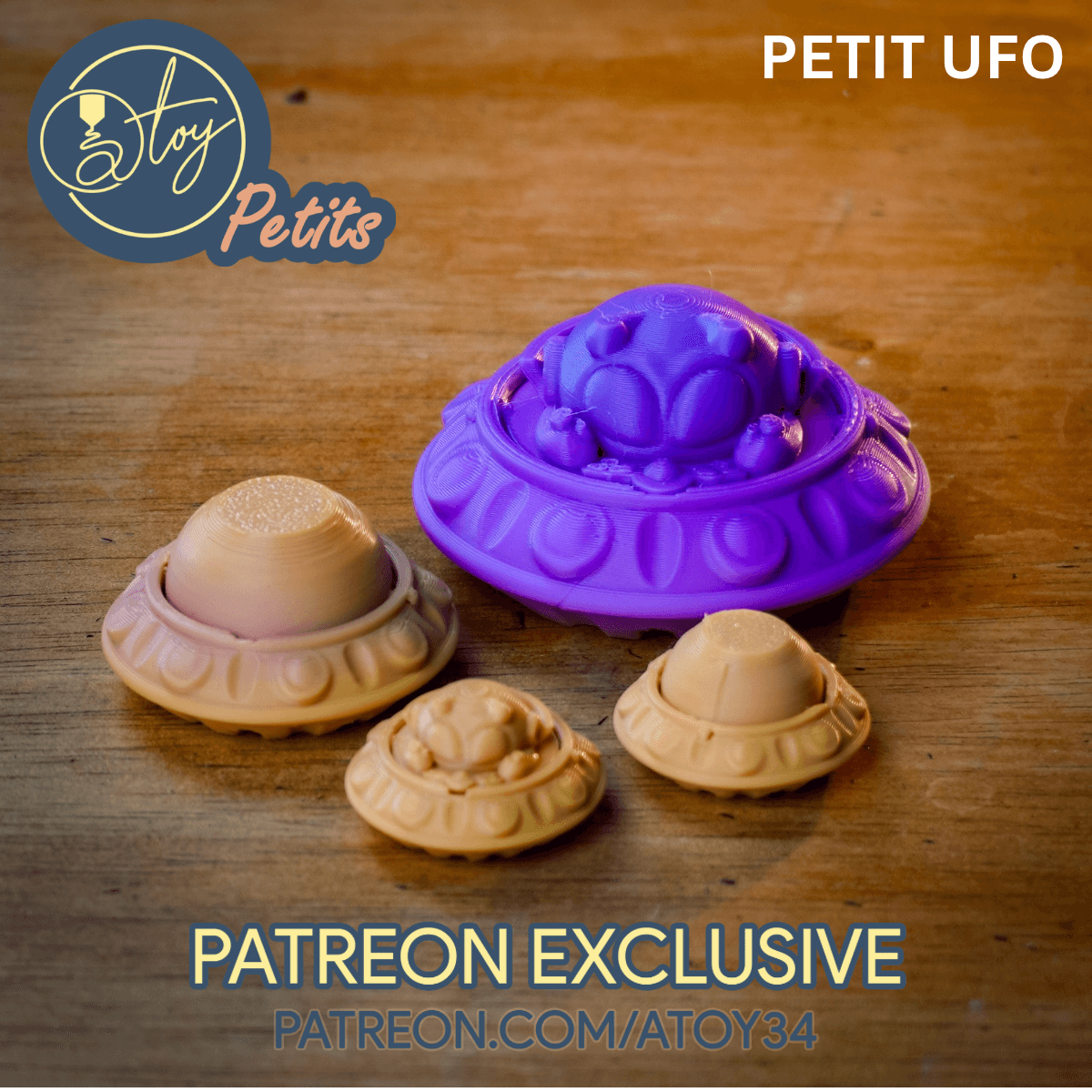 Petit UFO 3d model