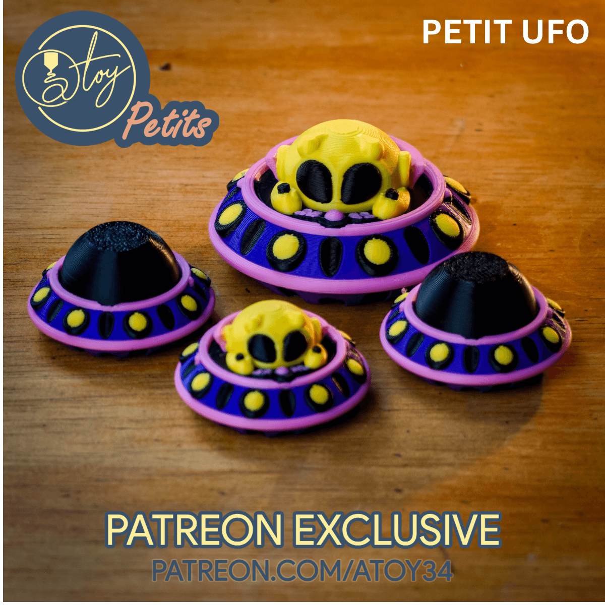 Petit UFO 3d model