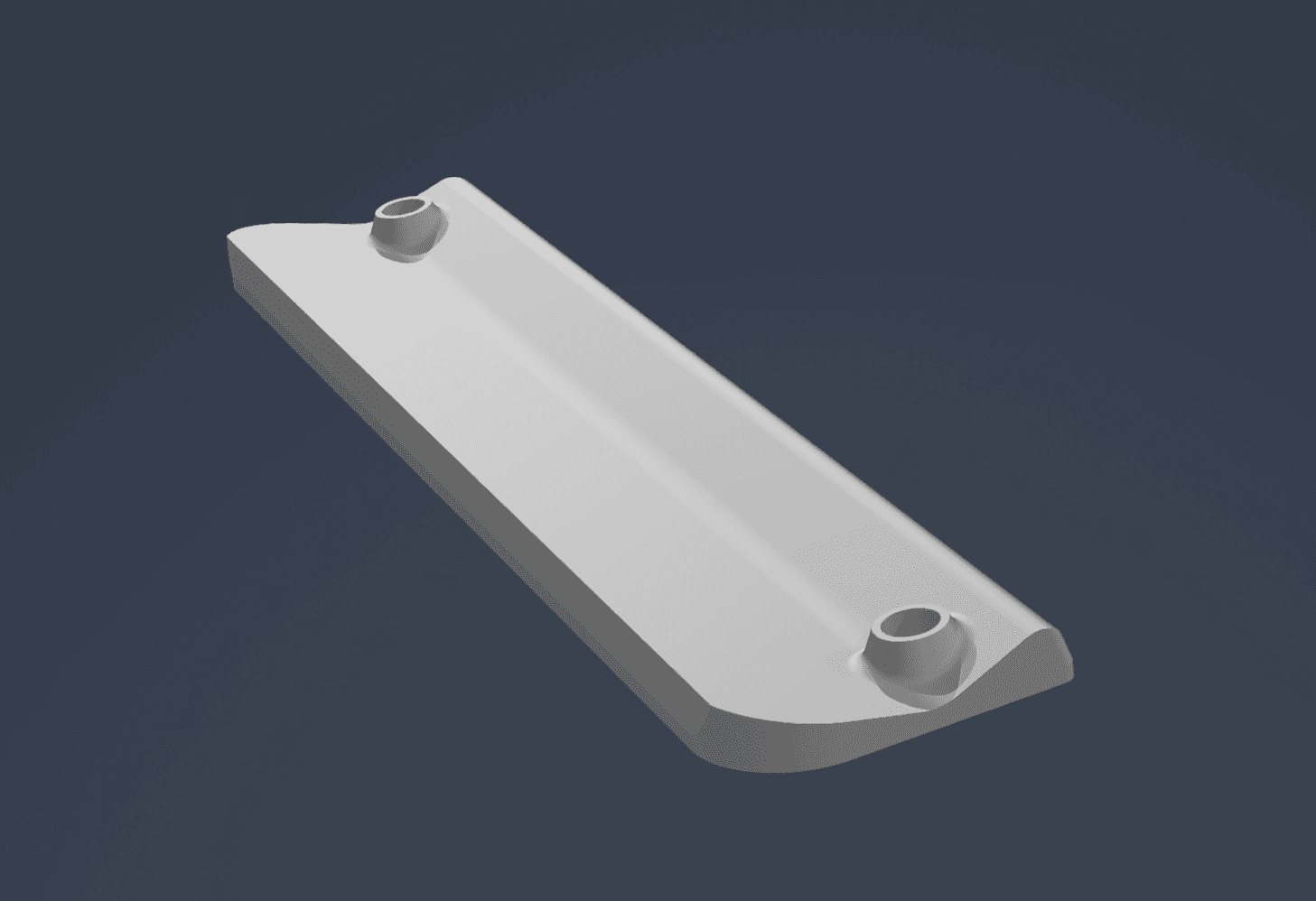 XR Overlander Spacer for BANG Bumpers 3d model