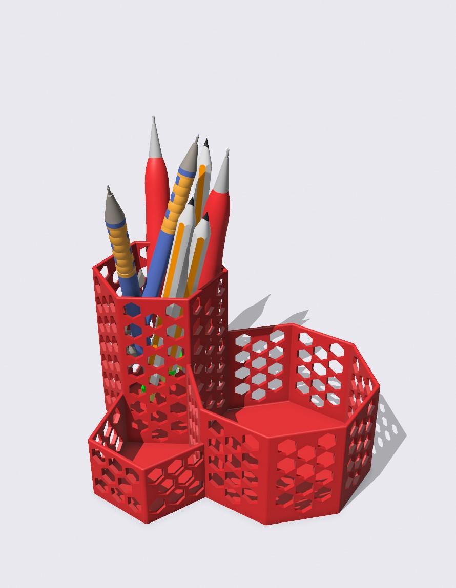 Pen Holder 3d model