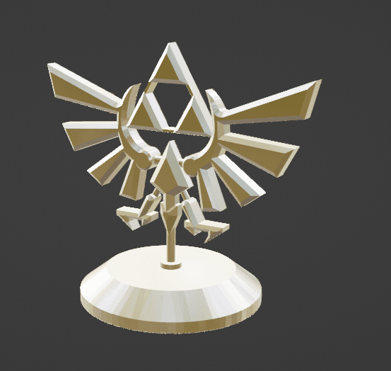 Triforce Display 3d model