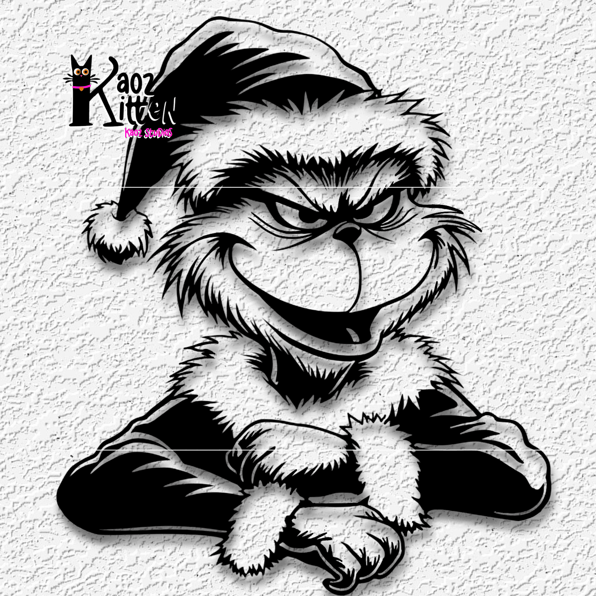 The Grinch who Stole Christmas wall art Holiday Decor 3d model