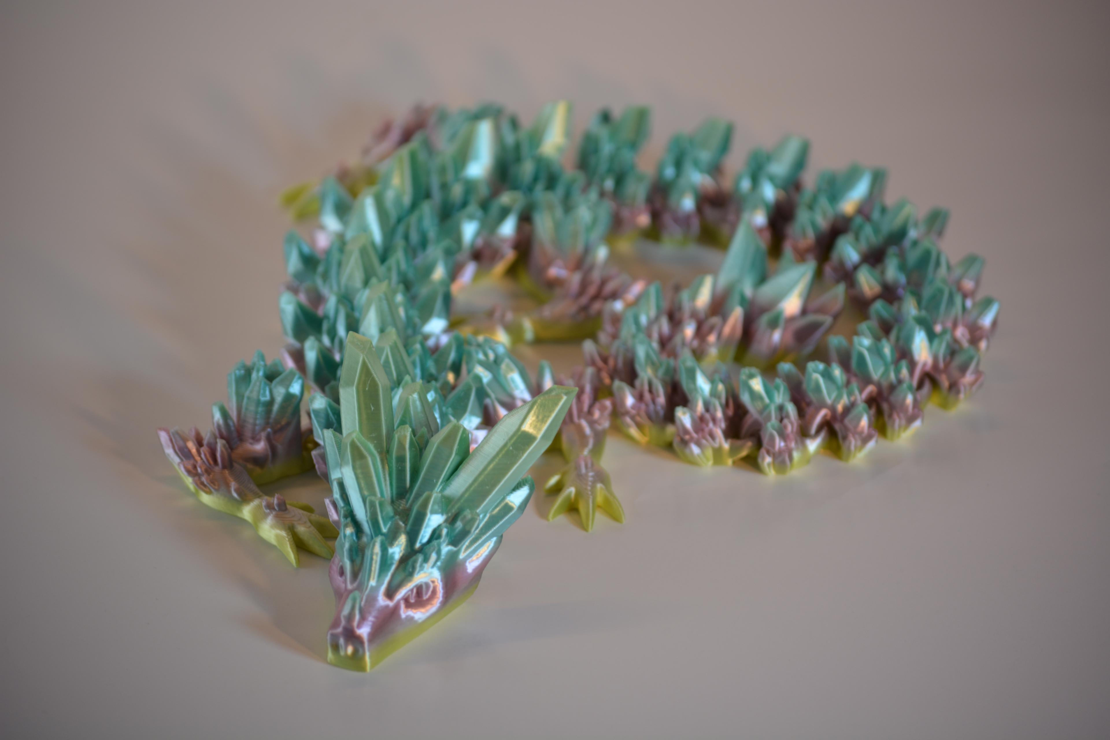 Crystal Dragon - Articulated Dragon 3d model