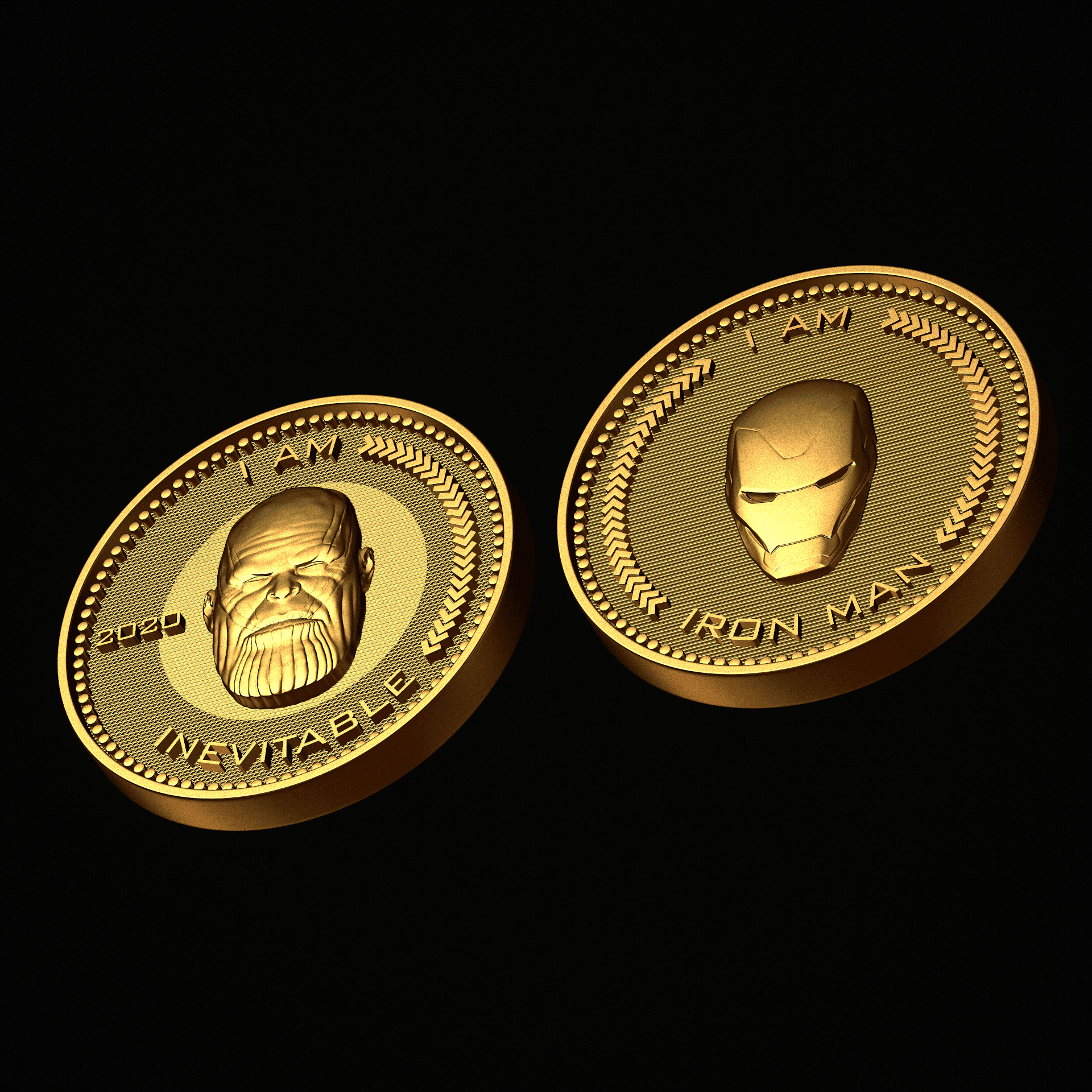 Infinity Coin 3d model