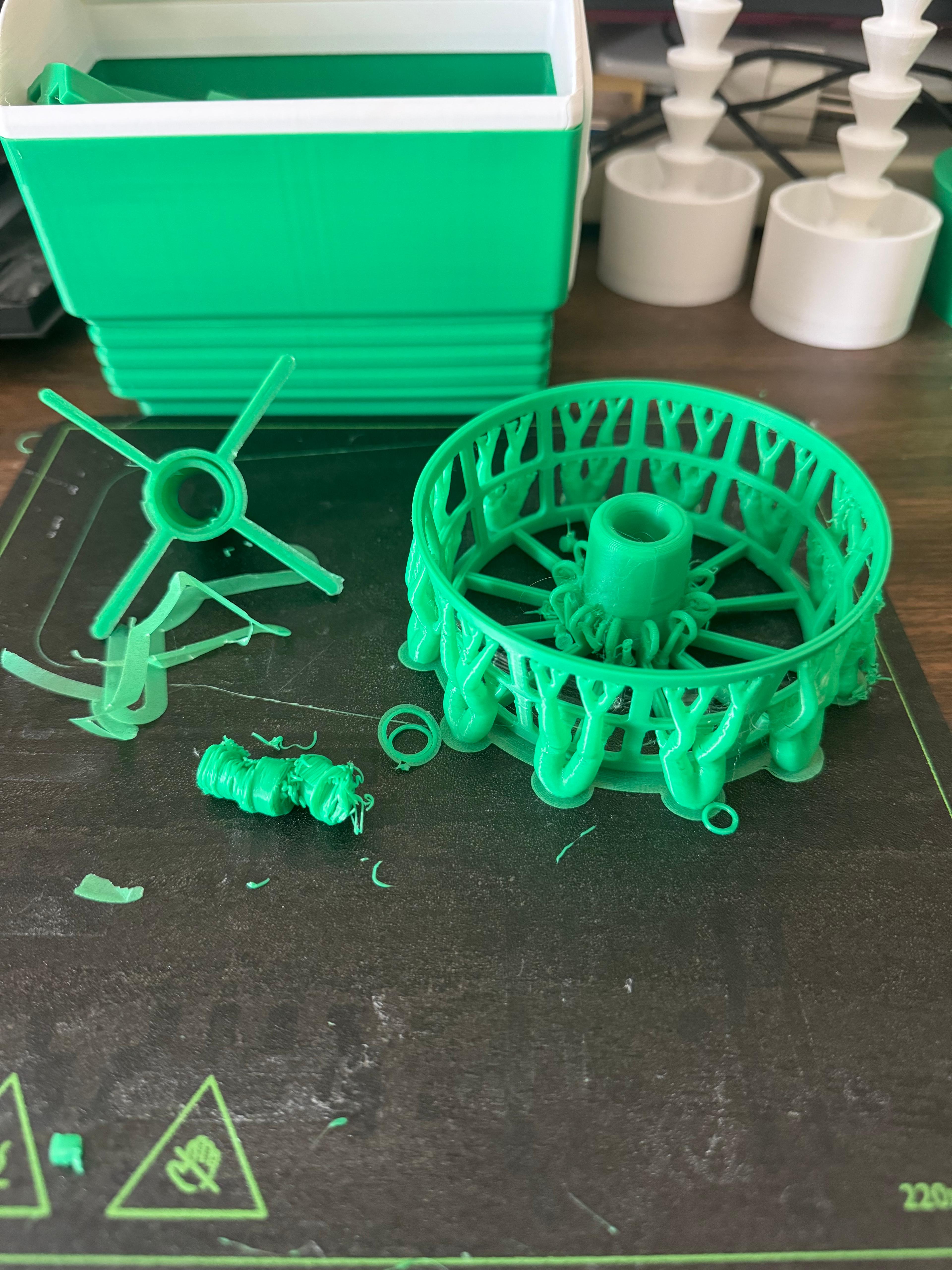 Desktop Disc Golf - Why can’t I get any of these prints right? The middle will not print correctly no matter what I do.
I sent an email to Mr Forge, haven’t heard back from him. 
 - 3d model