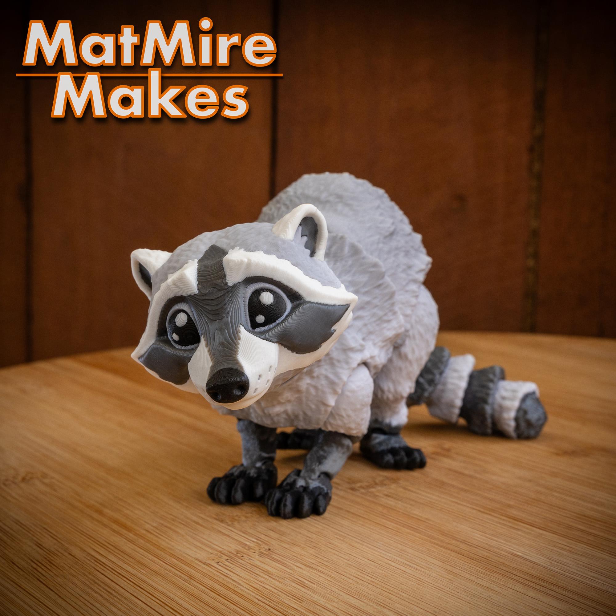 Raccoon - Articulated Figure 3d model