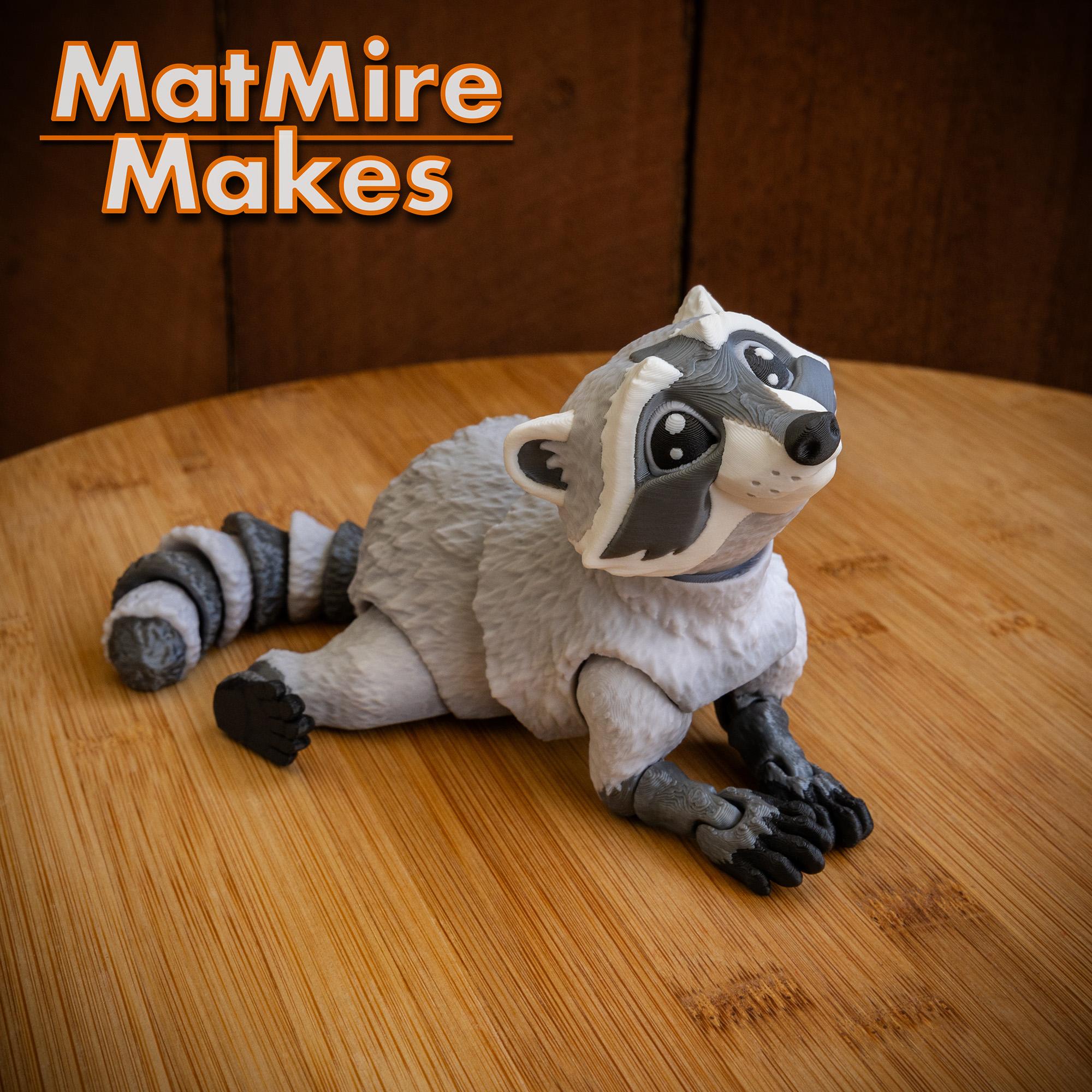 Raccoon - Articulated Figure 3d model