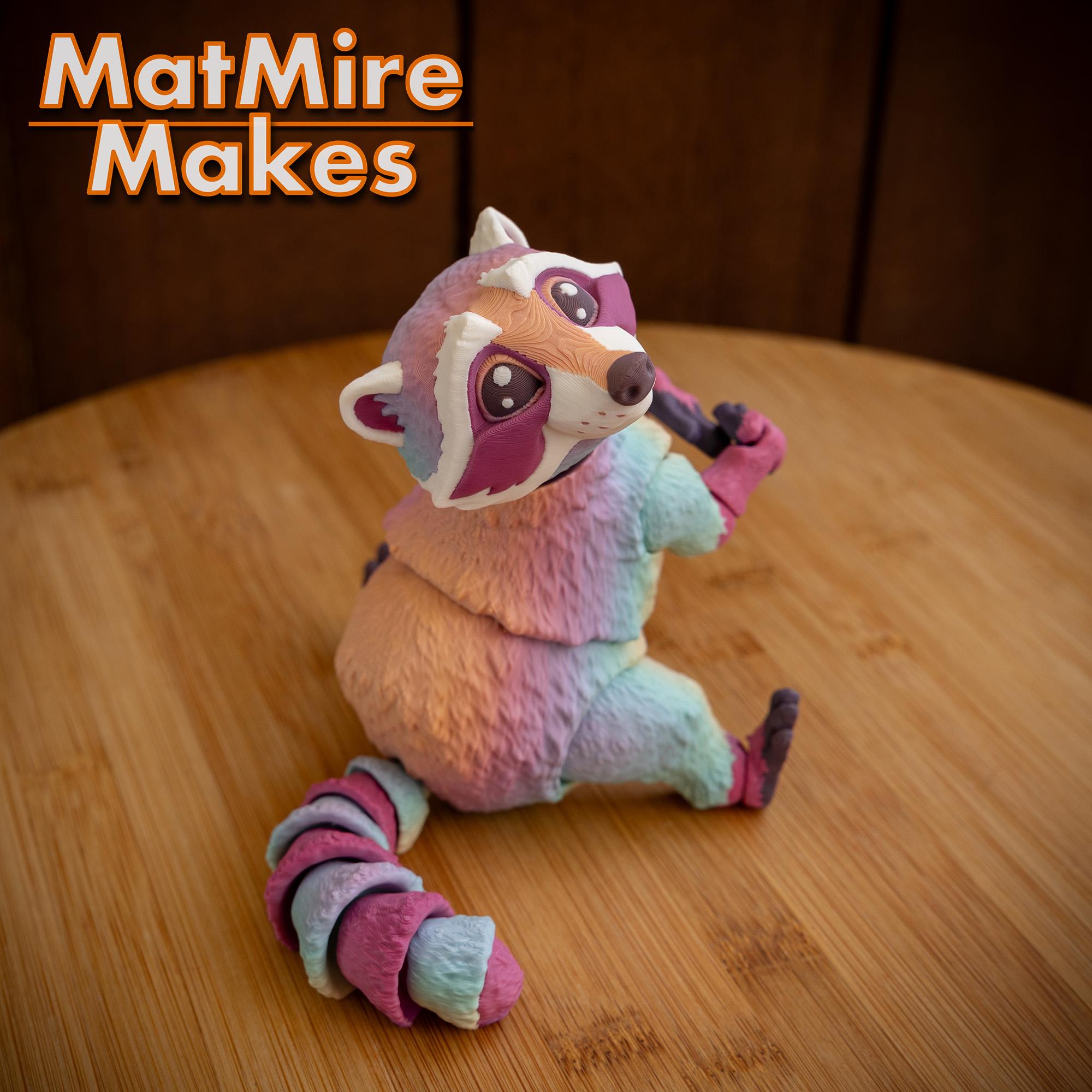 Raccoon - Articulated Figure 3d model