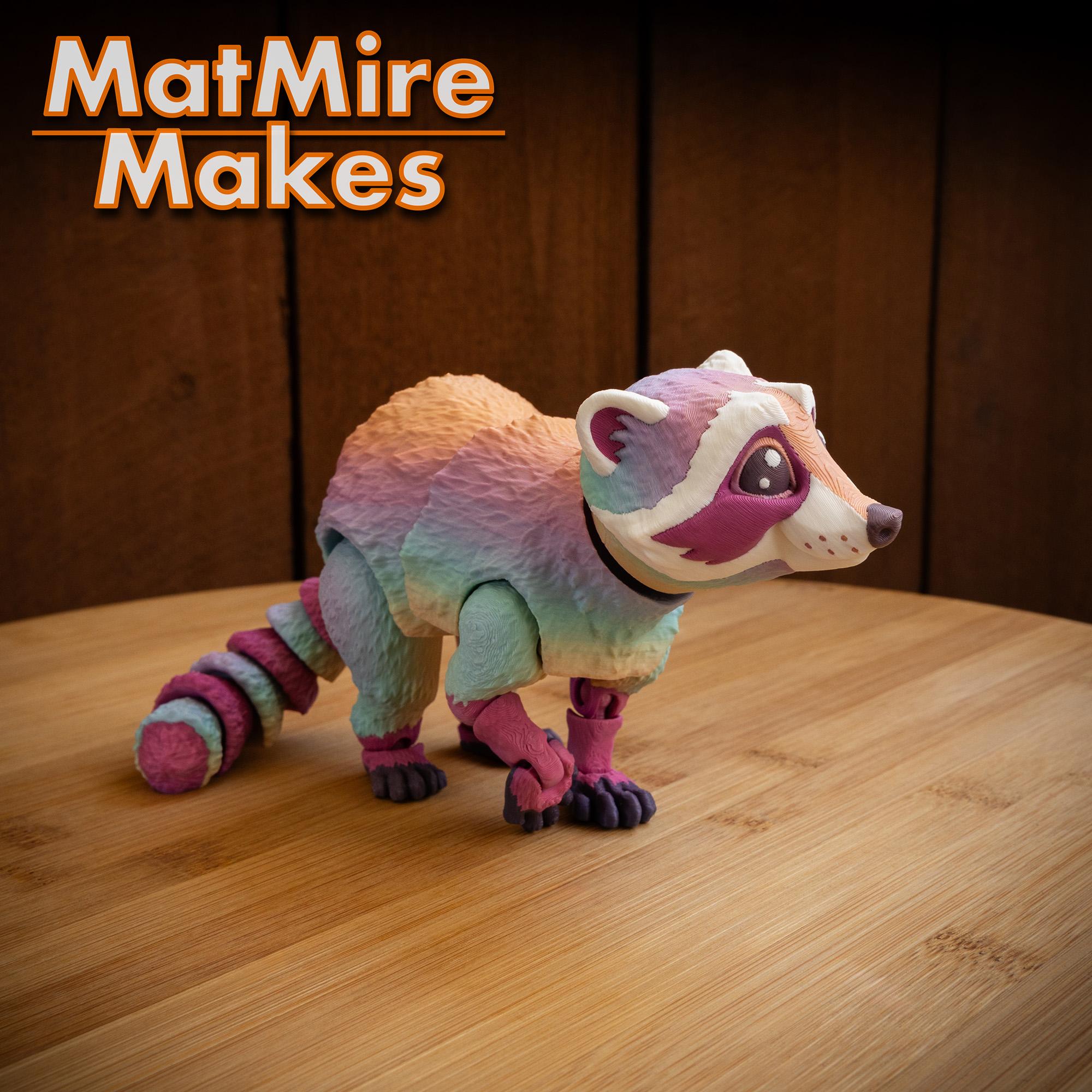 Raccoon - Articulated Figure 3d model