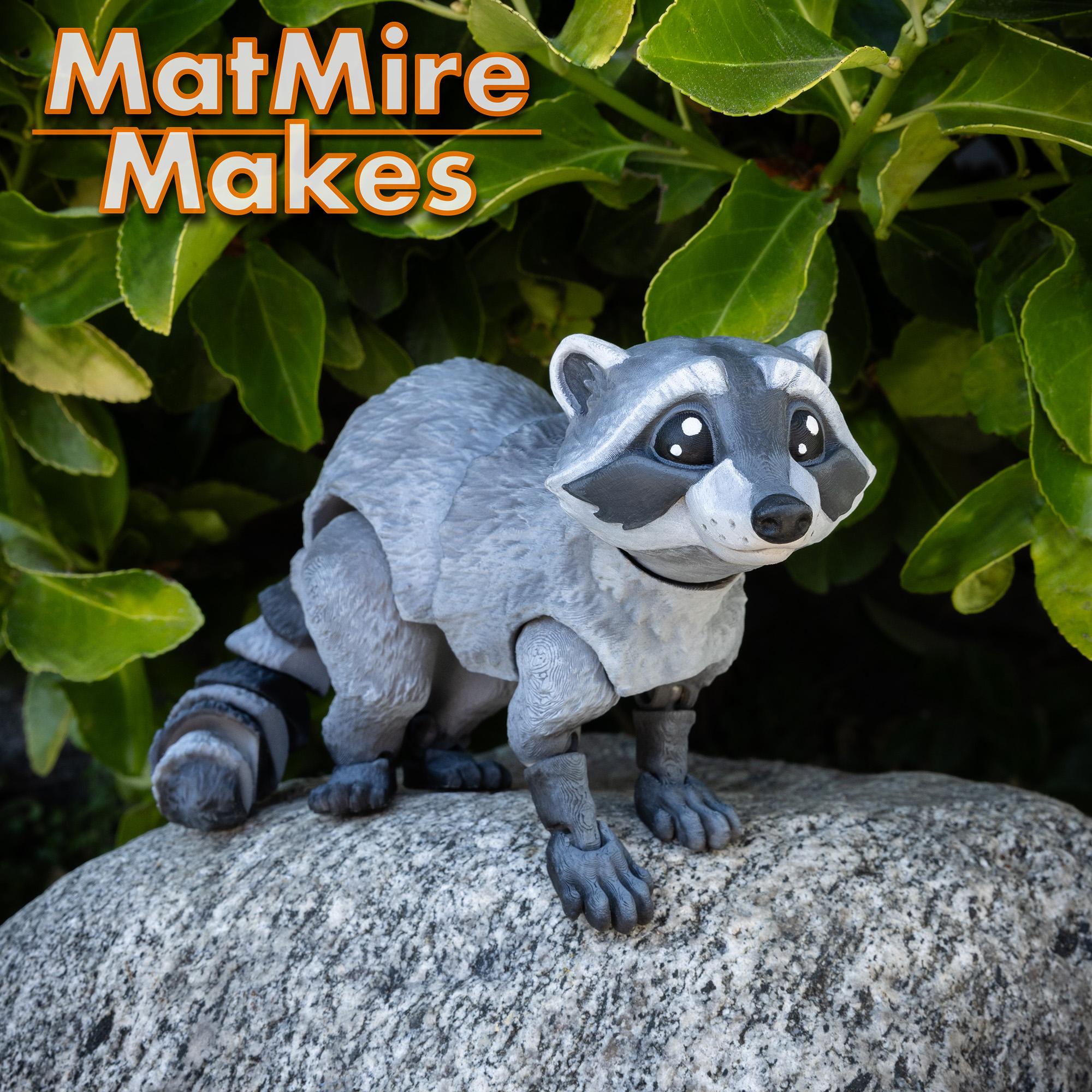 Raccoon - Articulated Figure 3d model