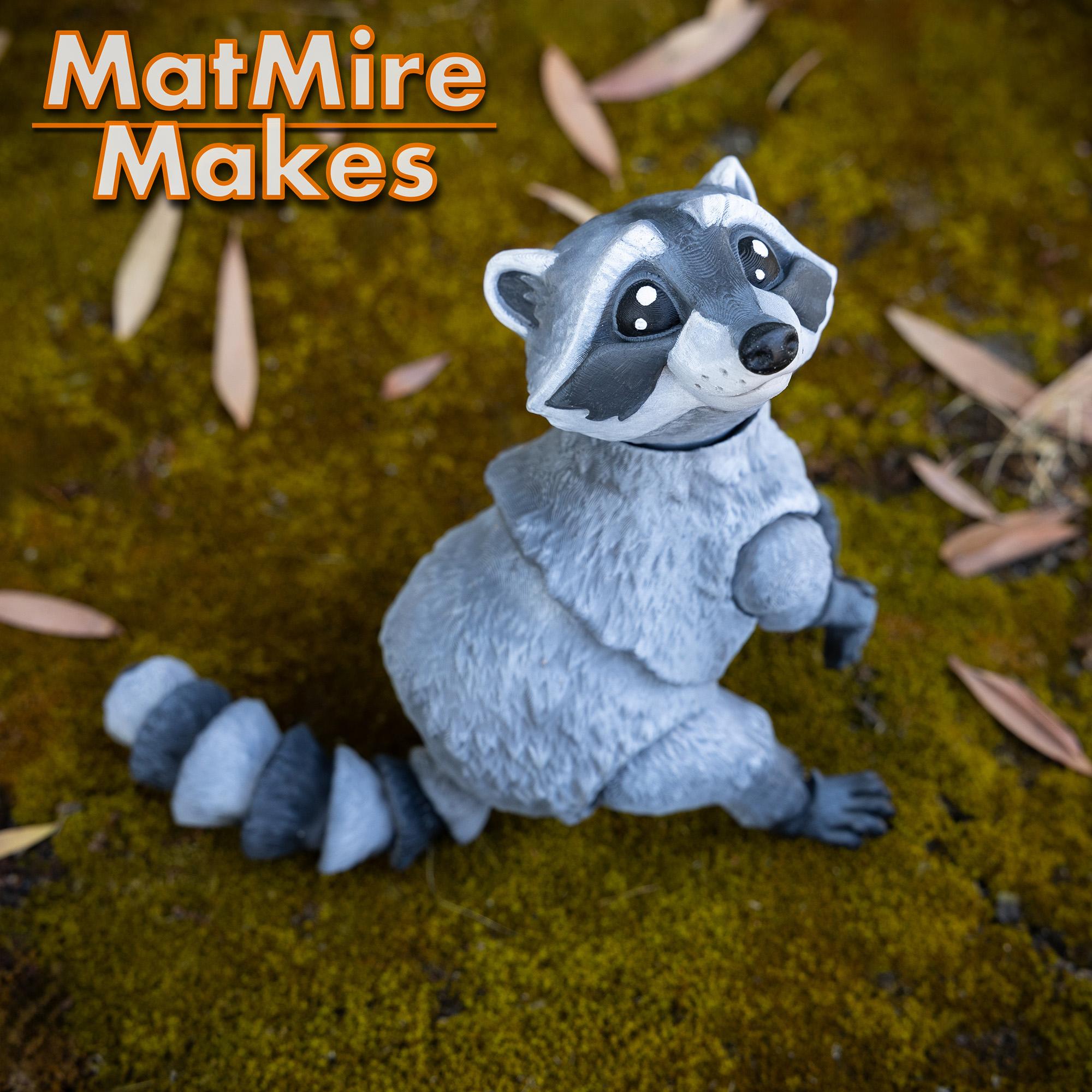 Raccoon - Articulated Figure 3d model