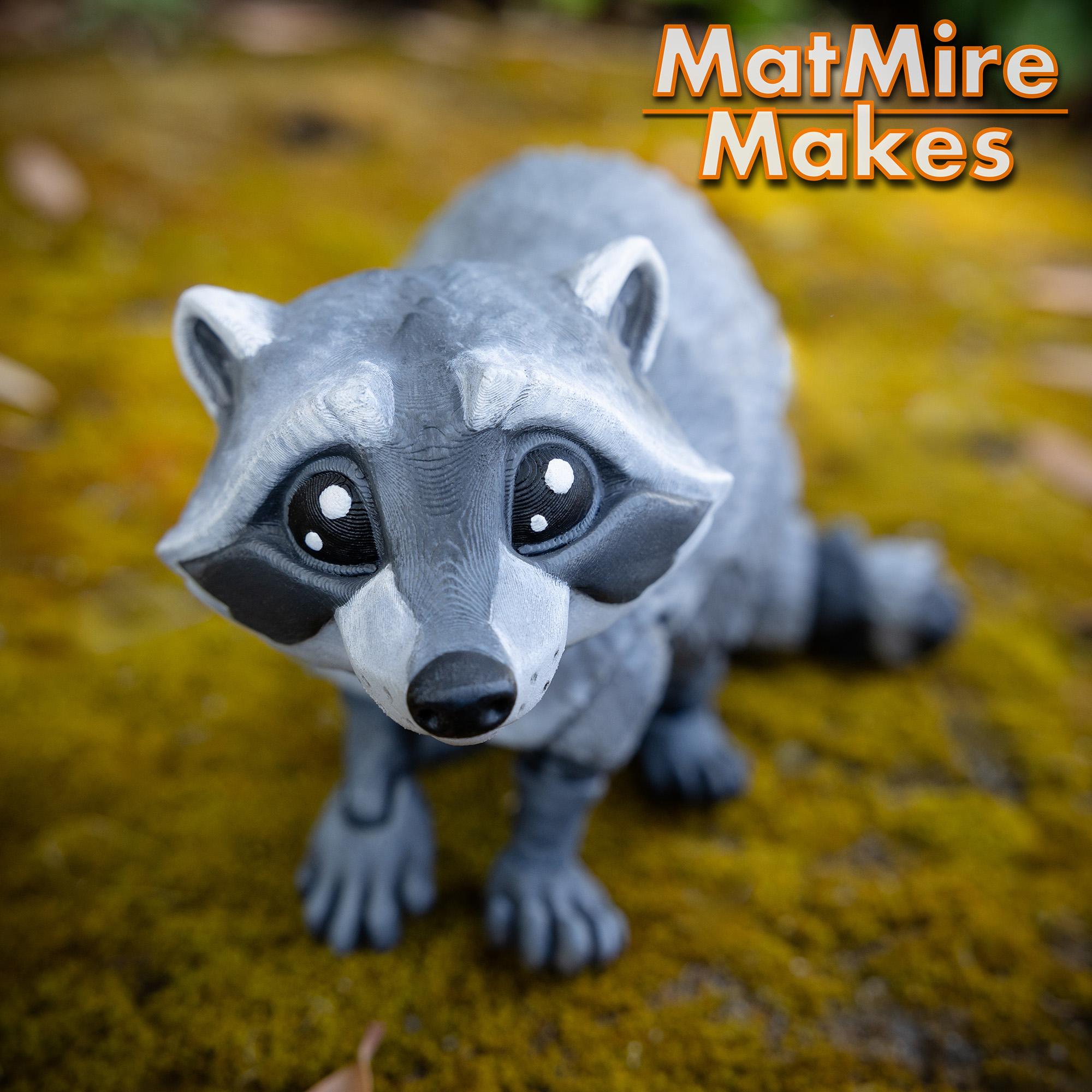 Raccoon - Articulated Figure 3d model