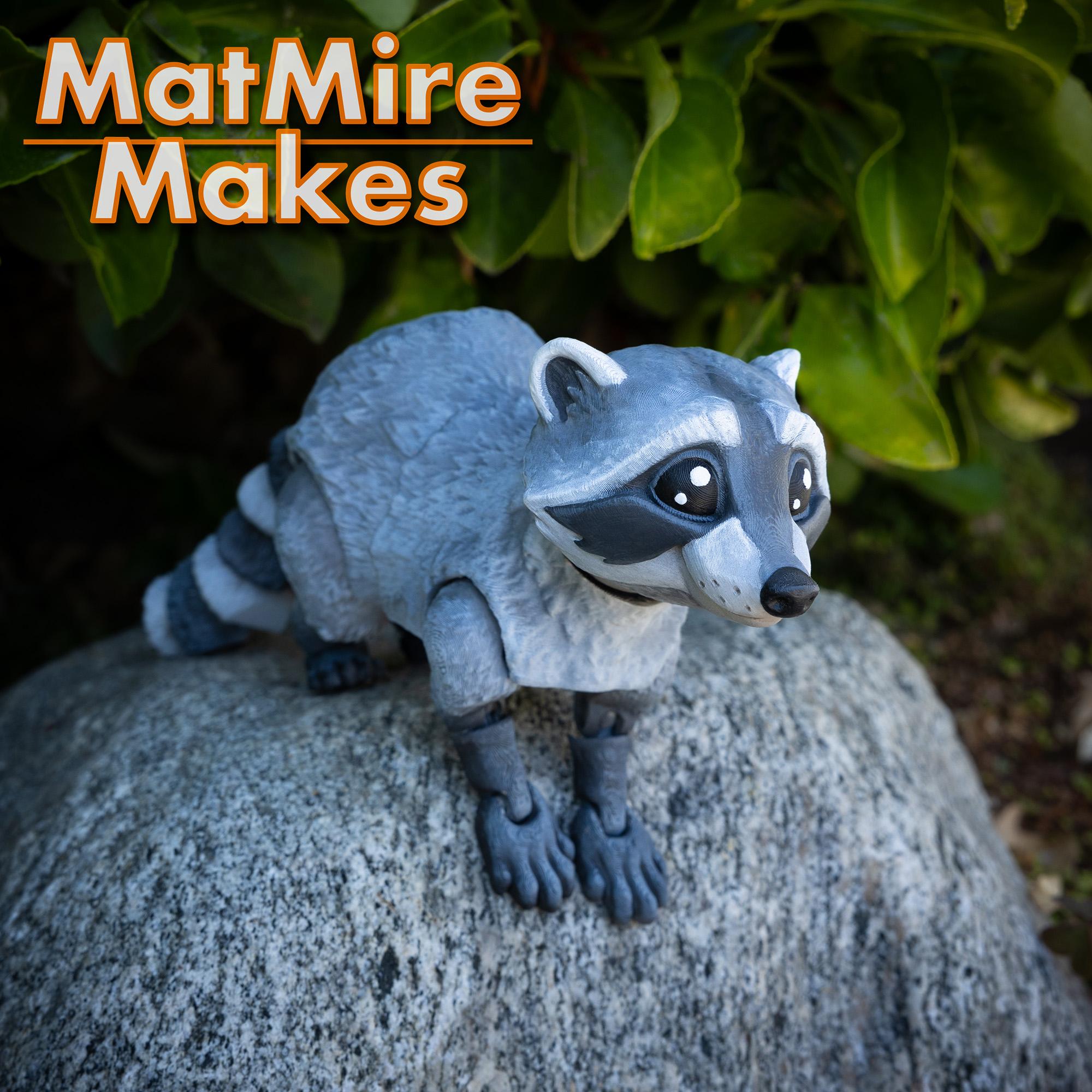 Raccoon - Articulated Figure 3d model