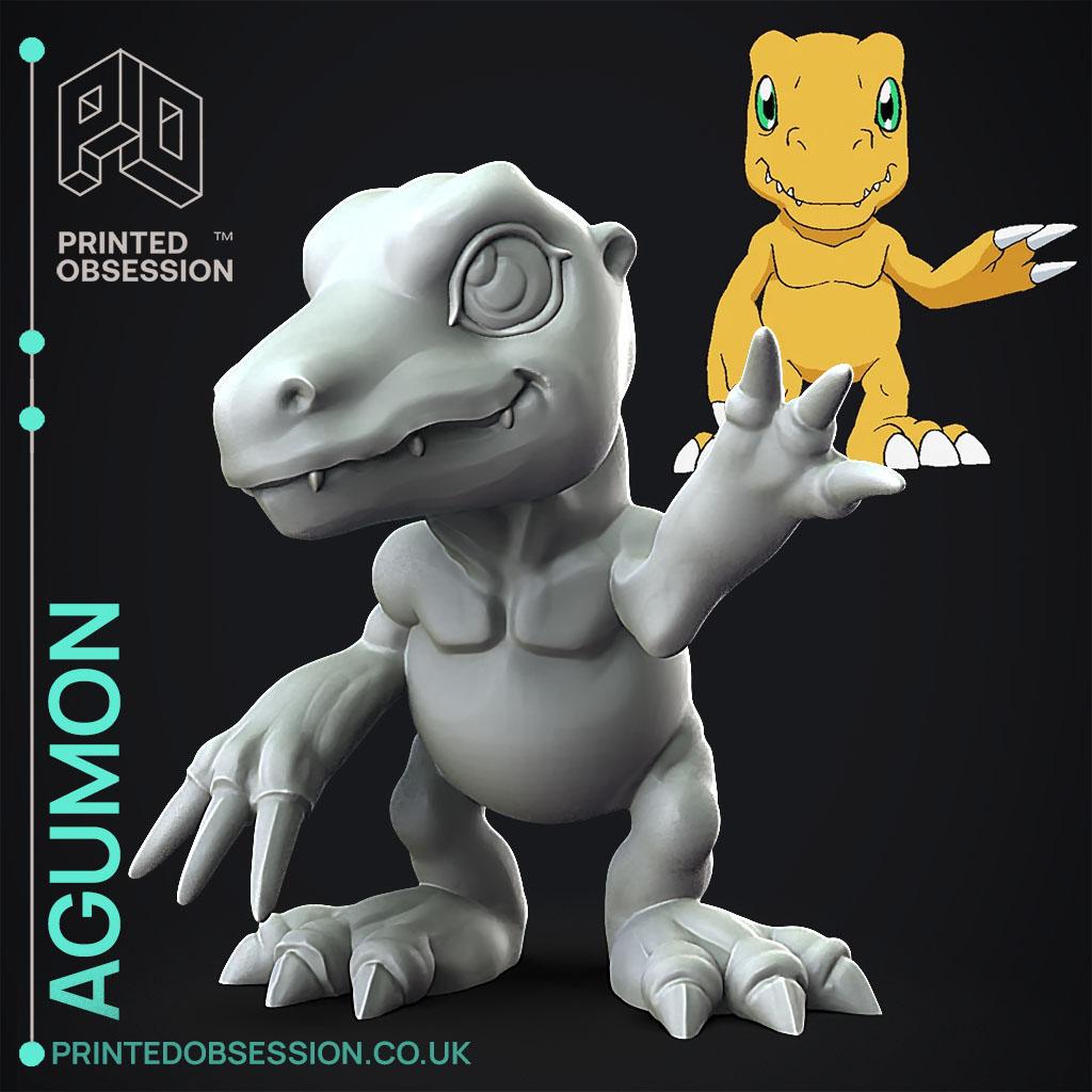 Agumon - Digimon - Fan Art 3d model