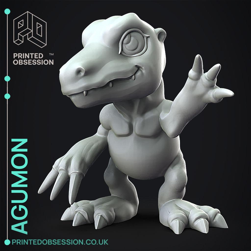 Agumon - Digimon - Fan Art 3d model