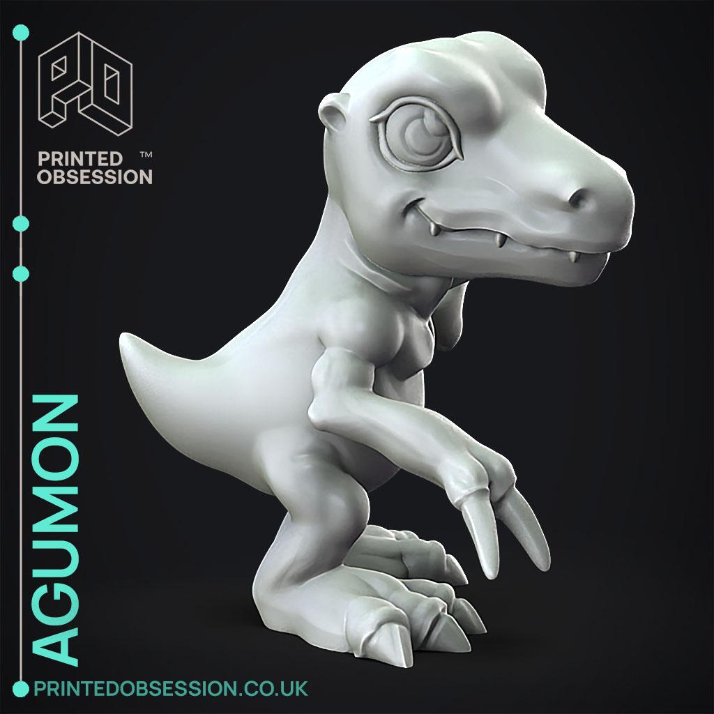 Agumon - Digimon - Fan Art 3d model