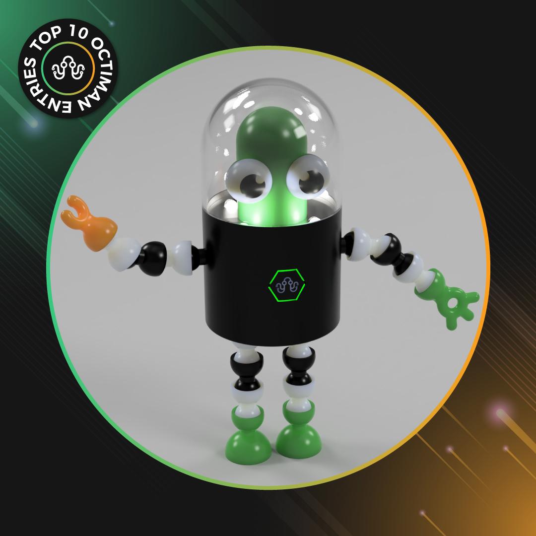 No.8 - Light Up Octiman 3d model