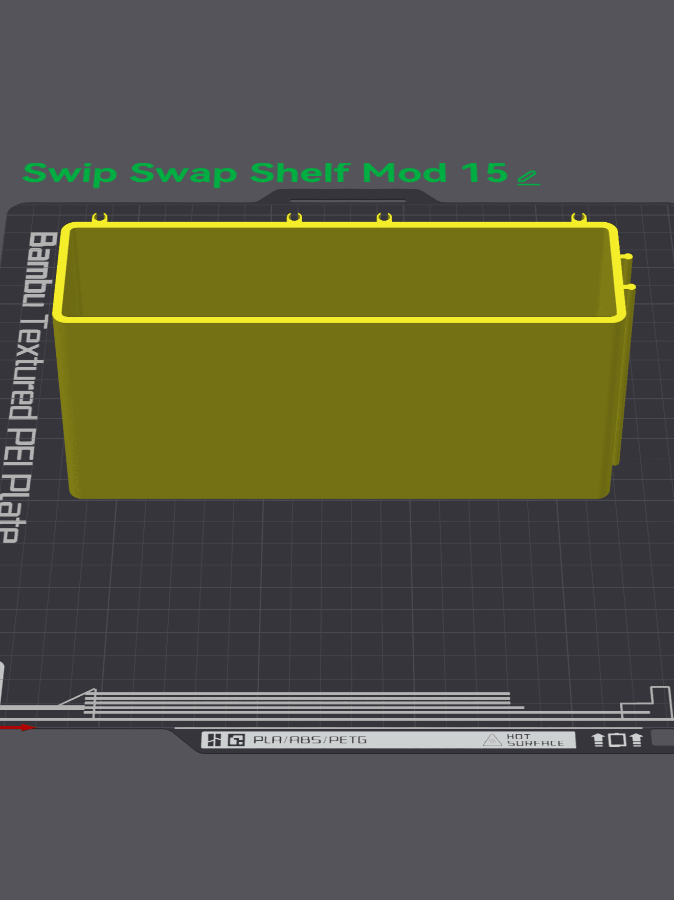 Swip Swap Shelf Mod 15 3d model