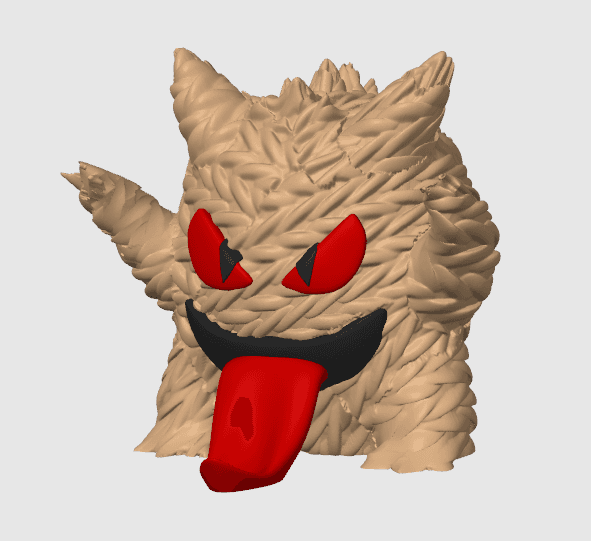 Halloween Gengar Pokemon (Nosupport, 3mf included) 3d model