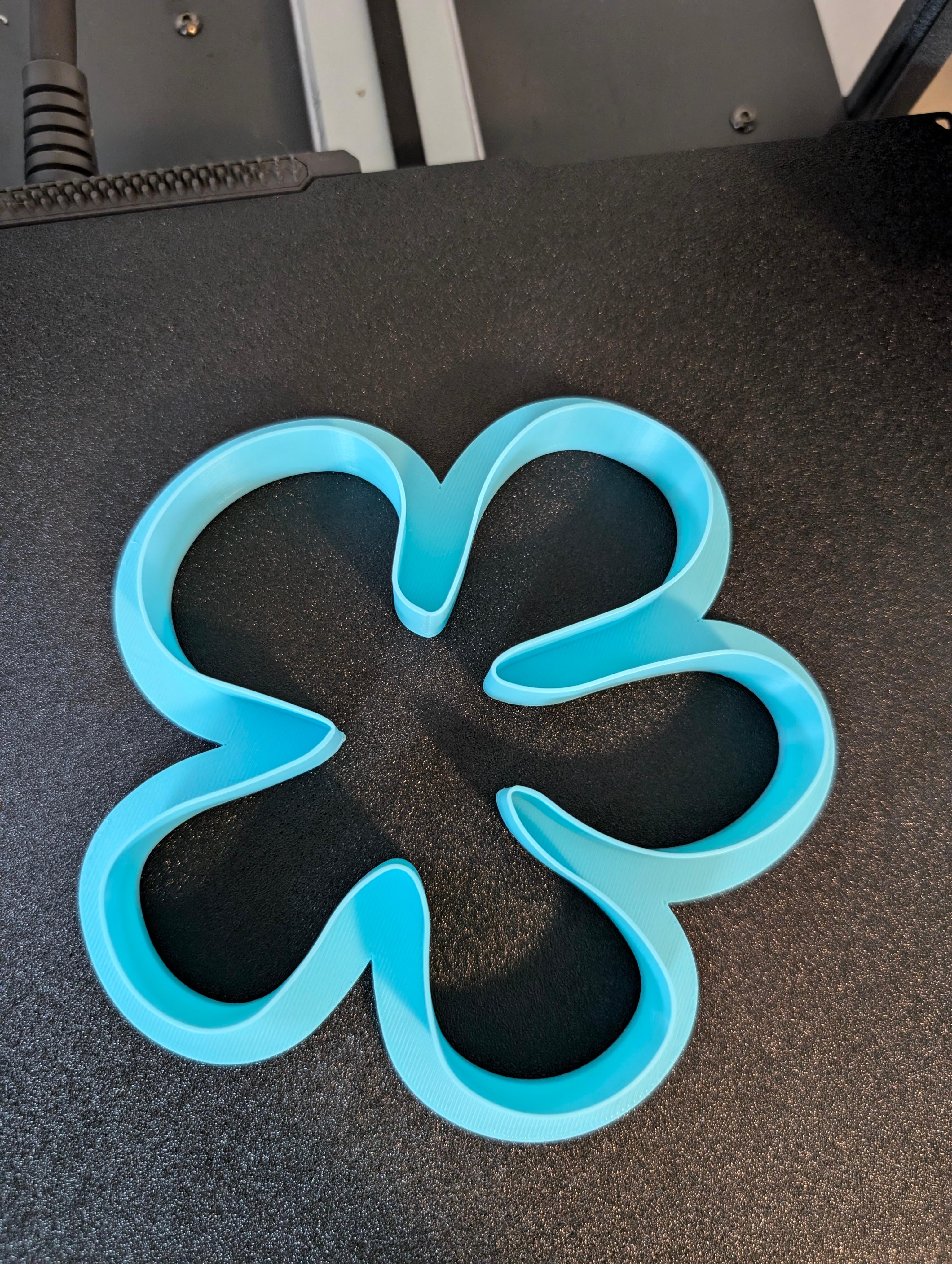 SpongeBob Flower Cookie Cutter 3d model