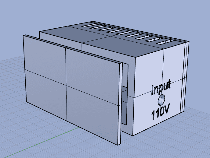 Fonte de Alimentação AC110V -> DC12V 3d model