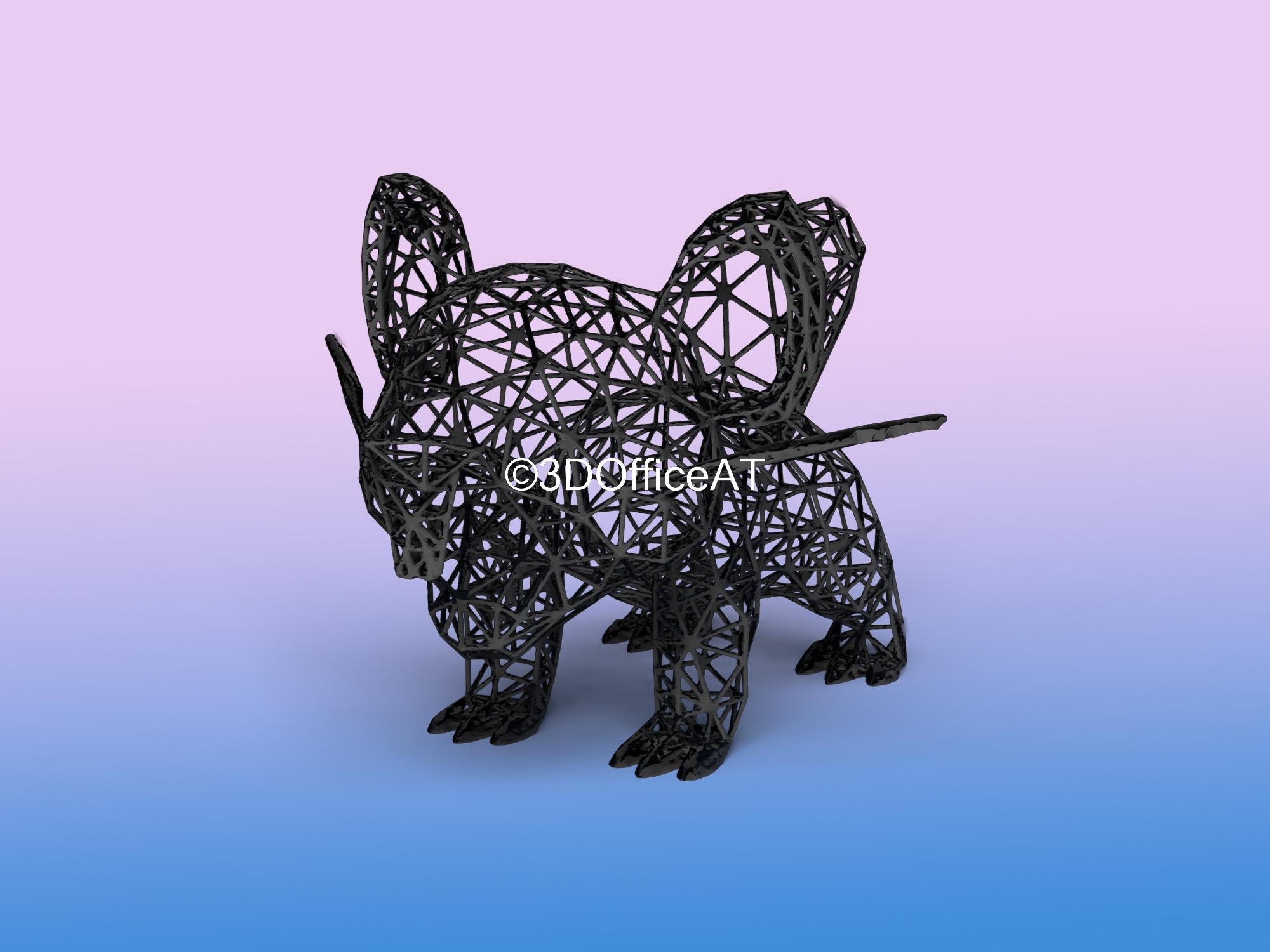 #019 Rattata Pokemon Wiremon Figure 3d model